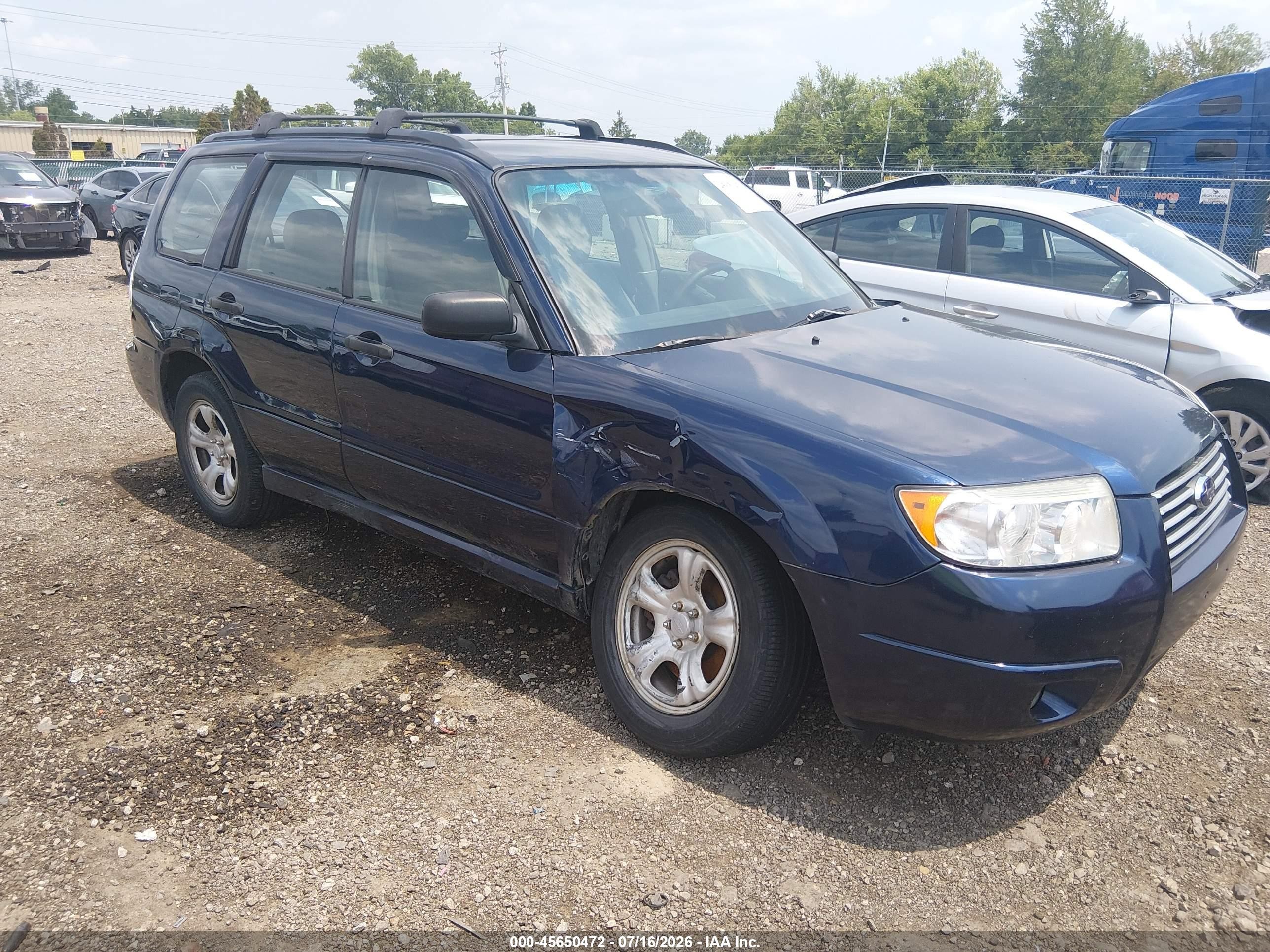 2006 Subaru Forester X, VIN JF1SG63626G706058 — Side