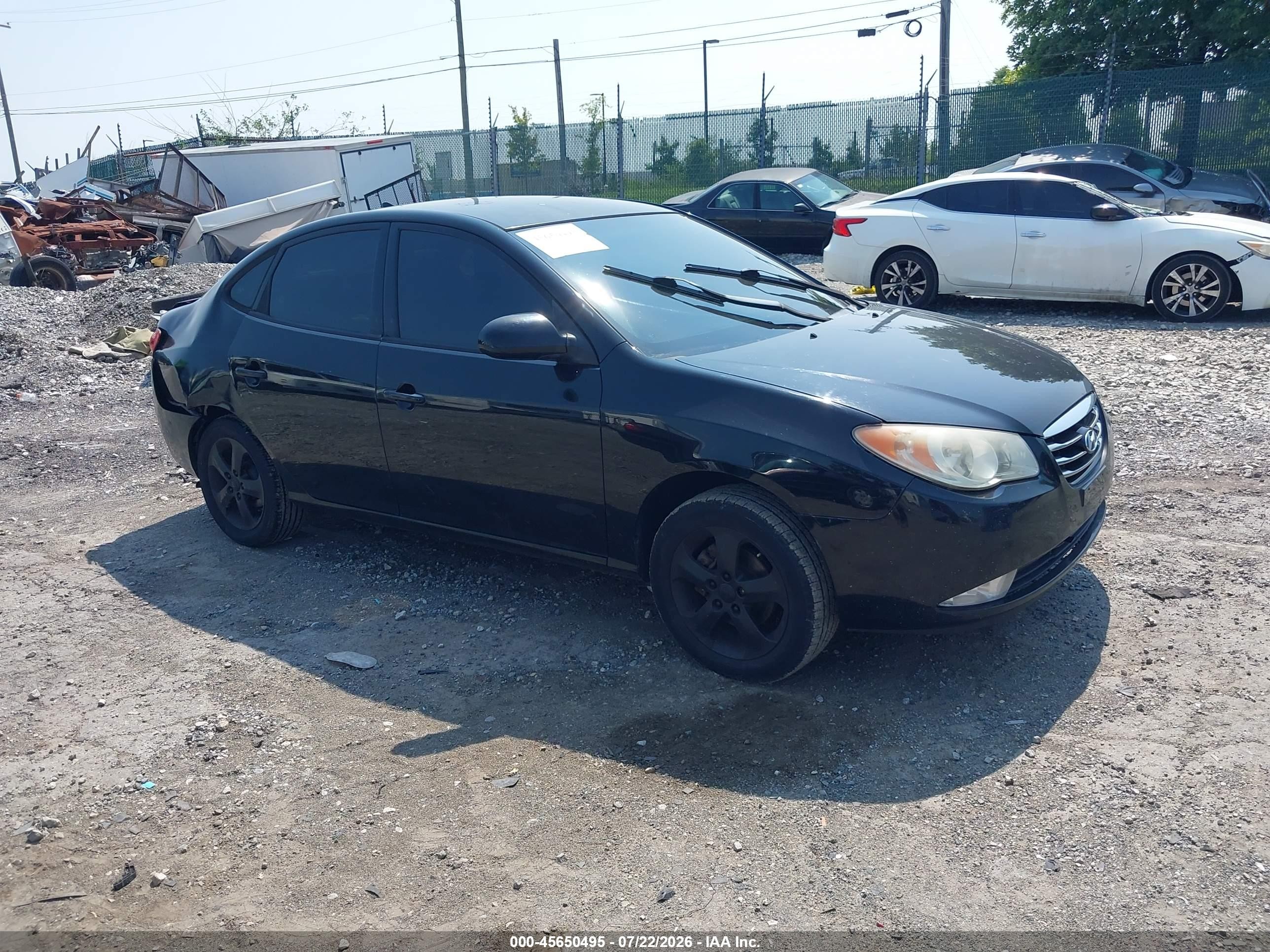 2010 Hyundai Elantra GLS, VIN KMHDU4AD7AU847490 — Rear end