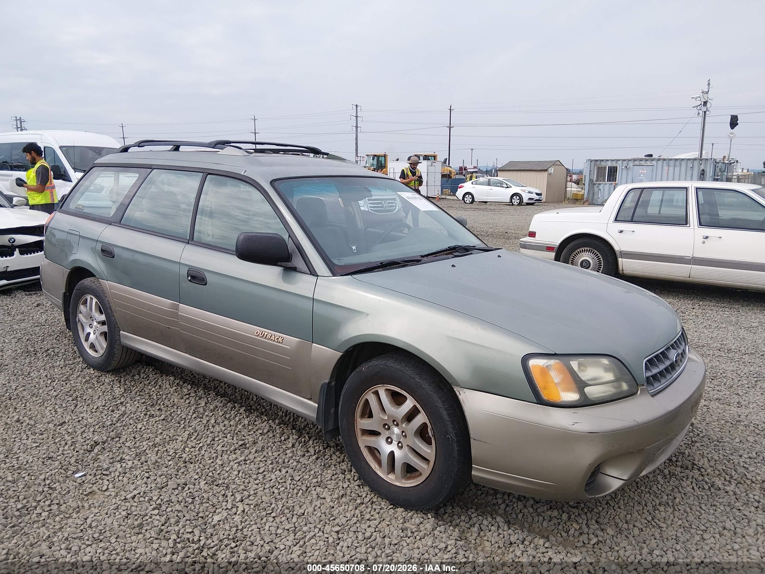 2003 Subaru Legacy Outback, VIN 4S3BH675637608252 — Normal wear