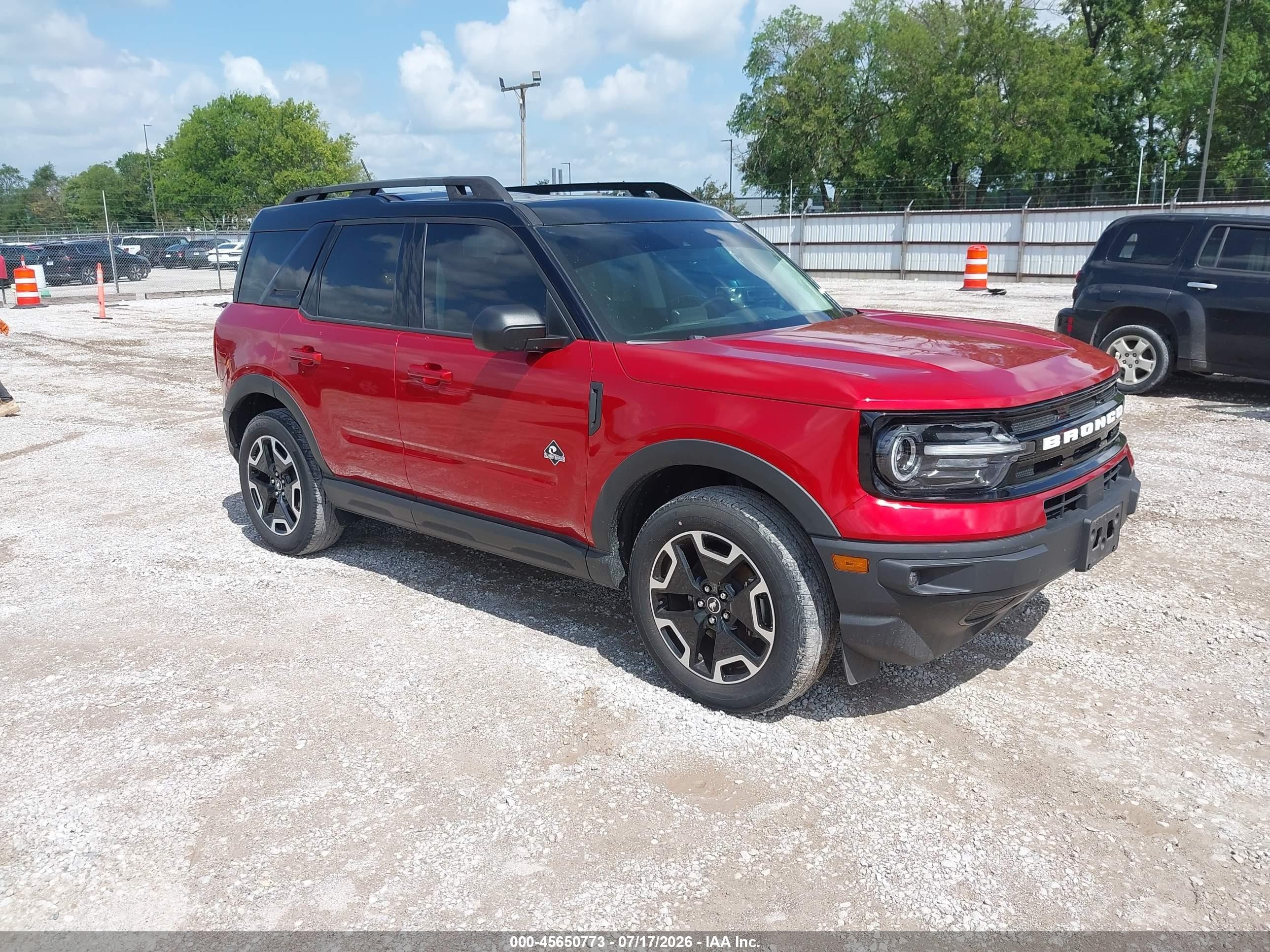2022 Ford Bronco Sport Outer Banks, VIN 3FMCR9C66NRD69231 — Hail