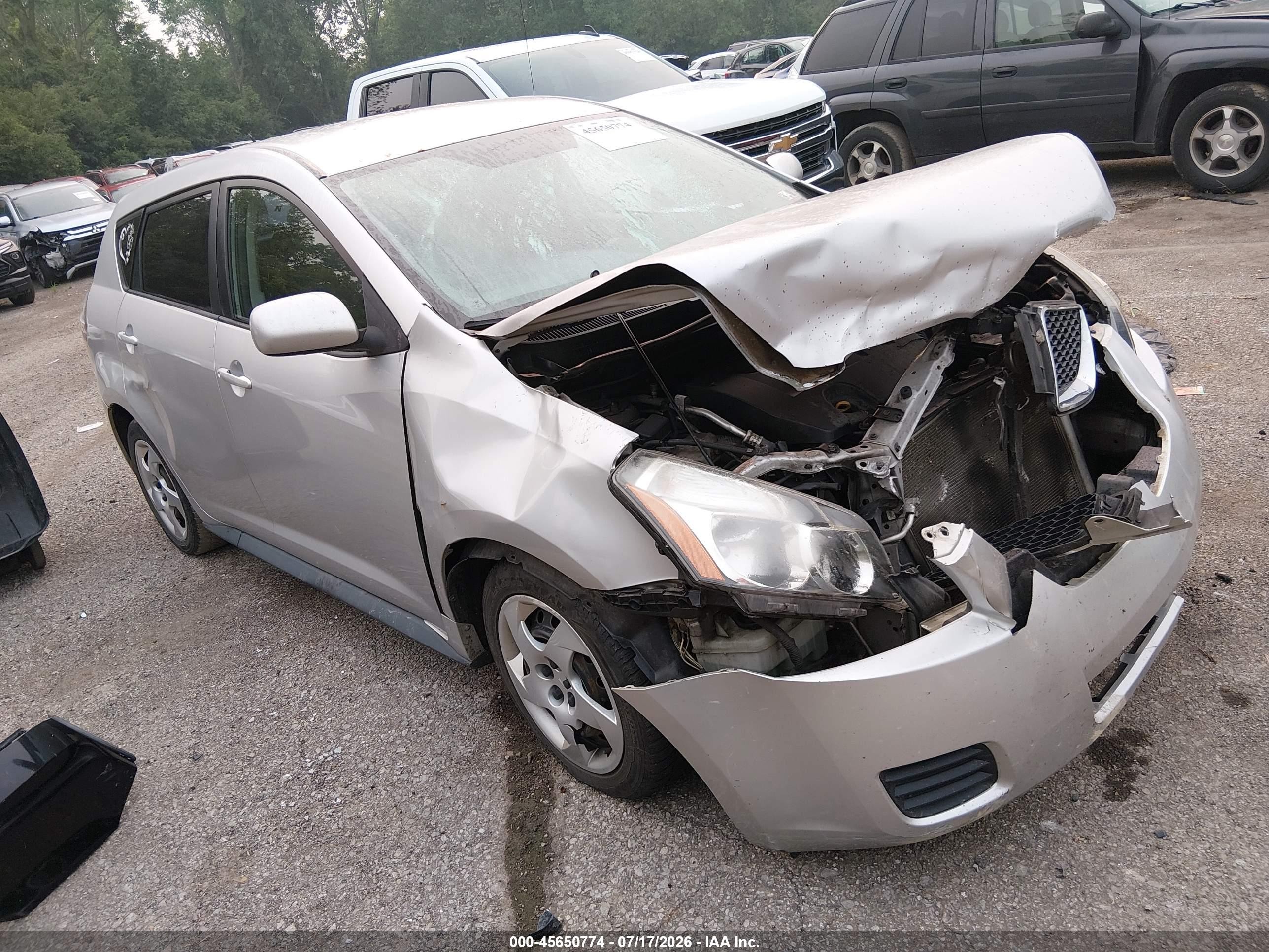 2009 Pontiac Vibe 1SA, VIN 5Y2SP67889Z461538 — Front end