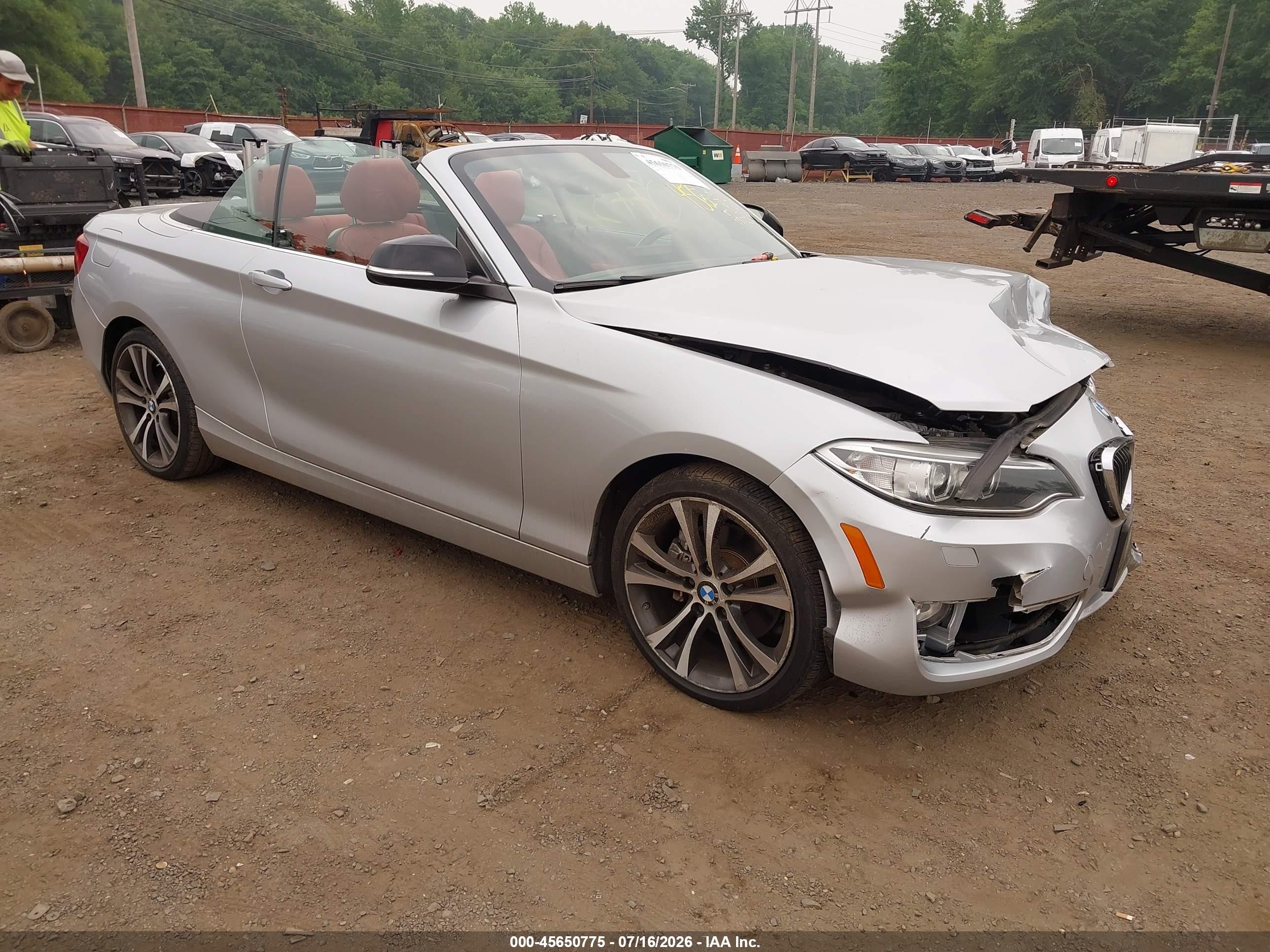 2015 BMW 2 Series 228i xDrive, VIN WBA1K7C57FV235065 — Front end