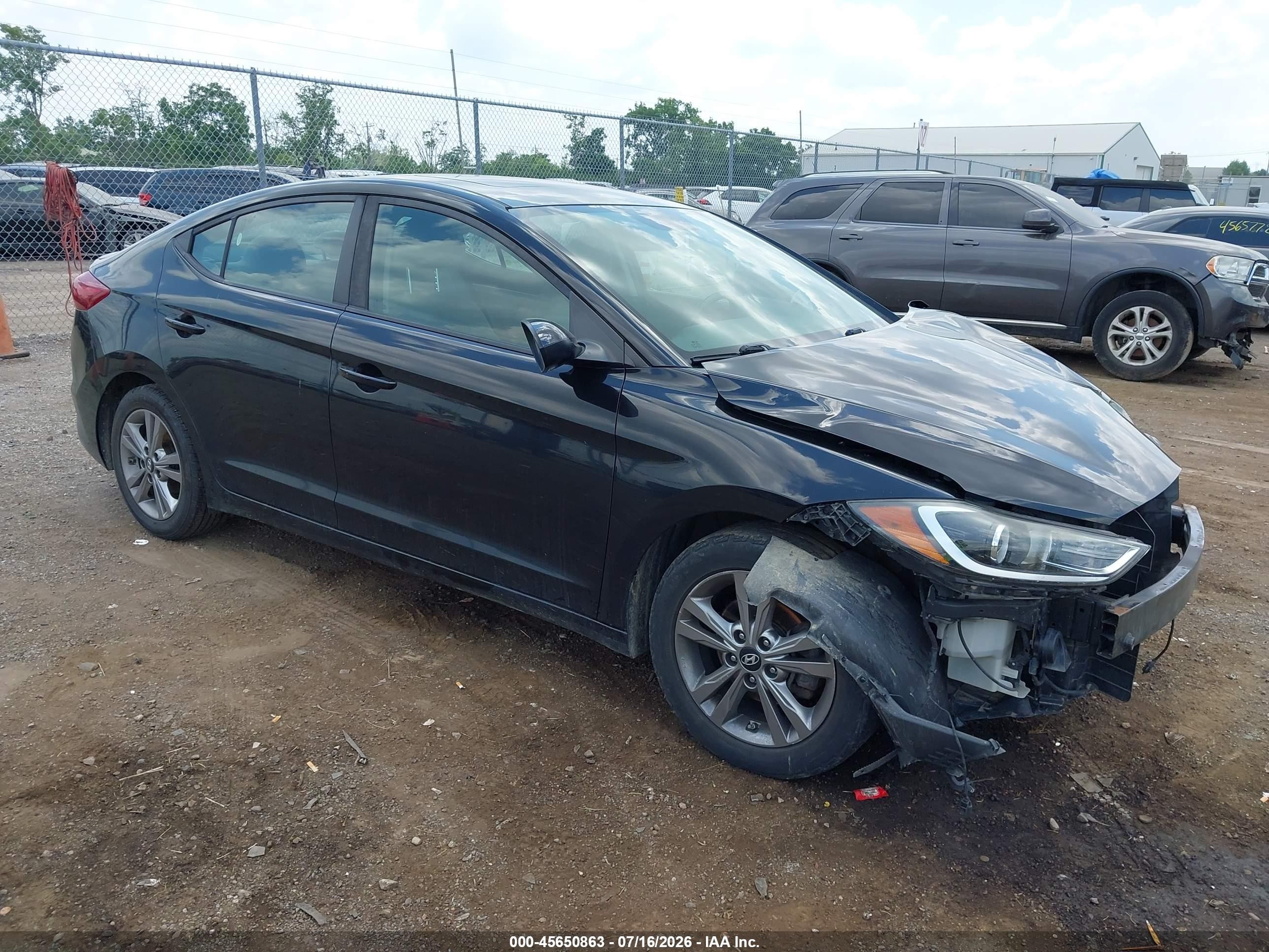 2018 Hyundai Elantra Value Edition, VIN KMHD84LF0JU503079 — Front end