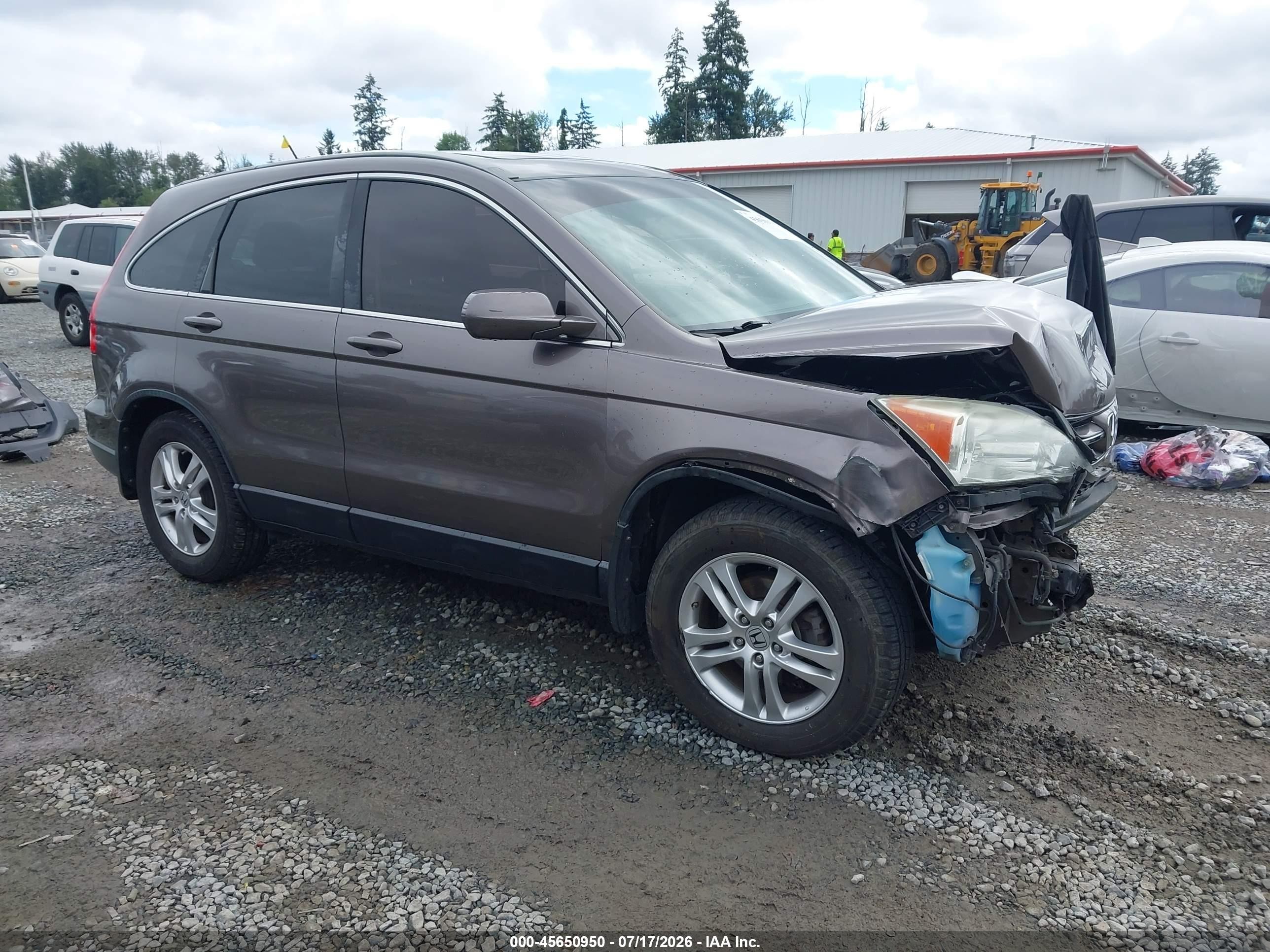 2010 Honda CR-V EX-L, VIN 5J6RE4H7XAL086316 — Front end