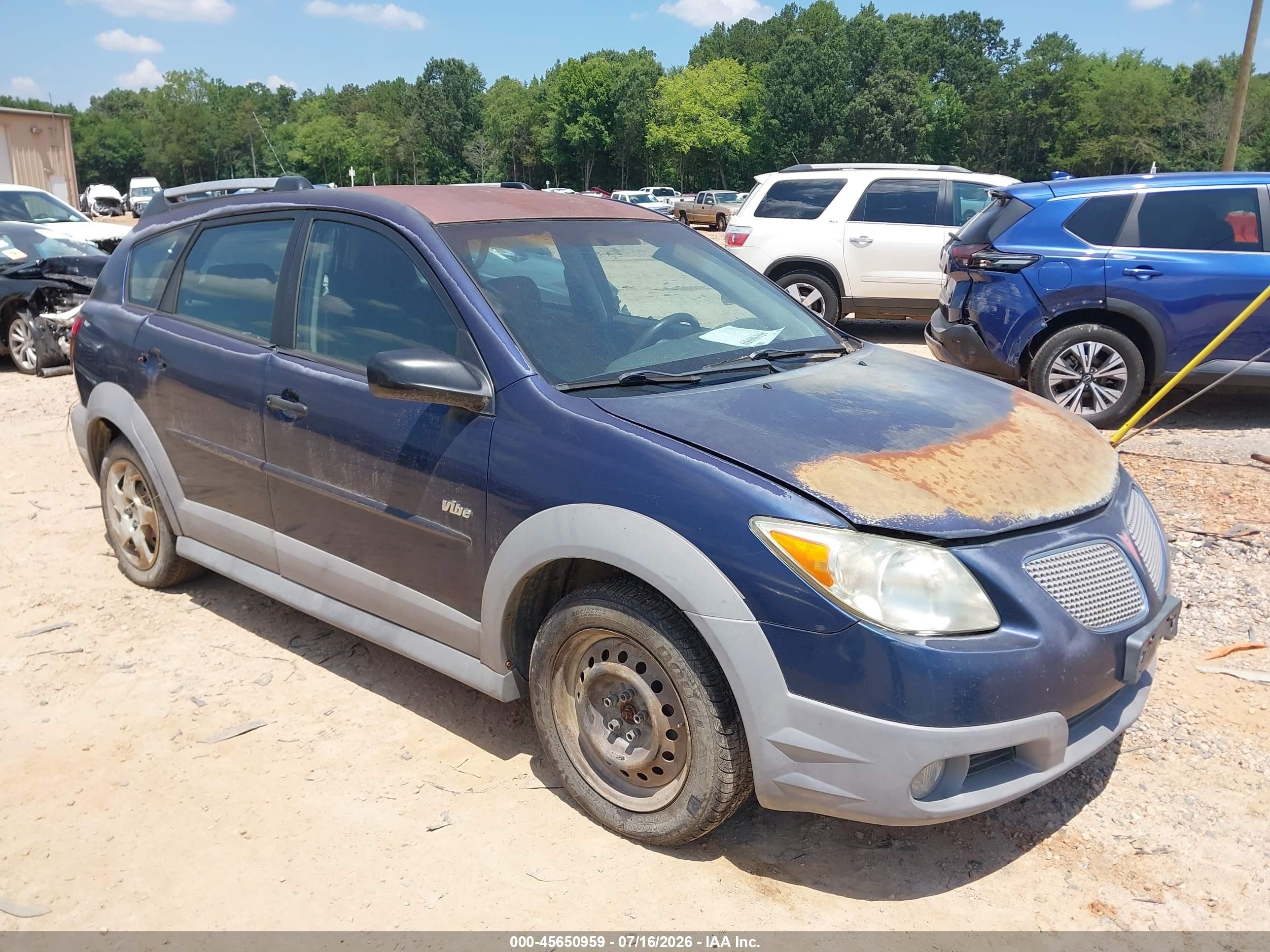 2005 Pontiac Vibe, VIN 5Y2SL63845Z449964 — Normal wear
