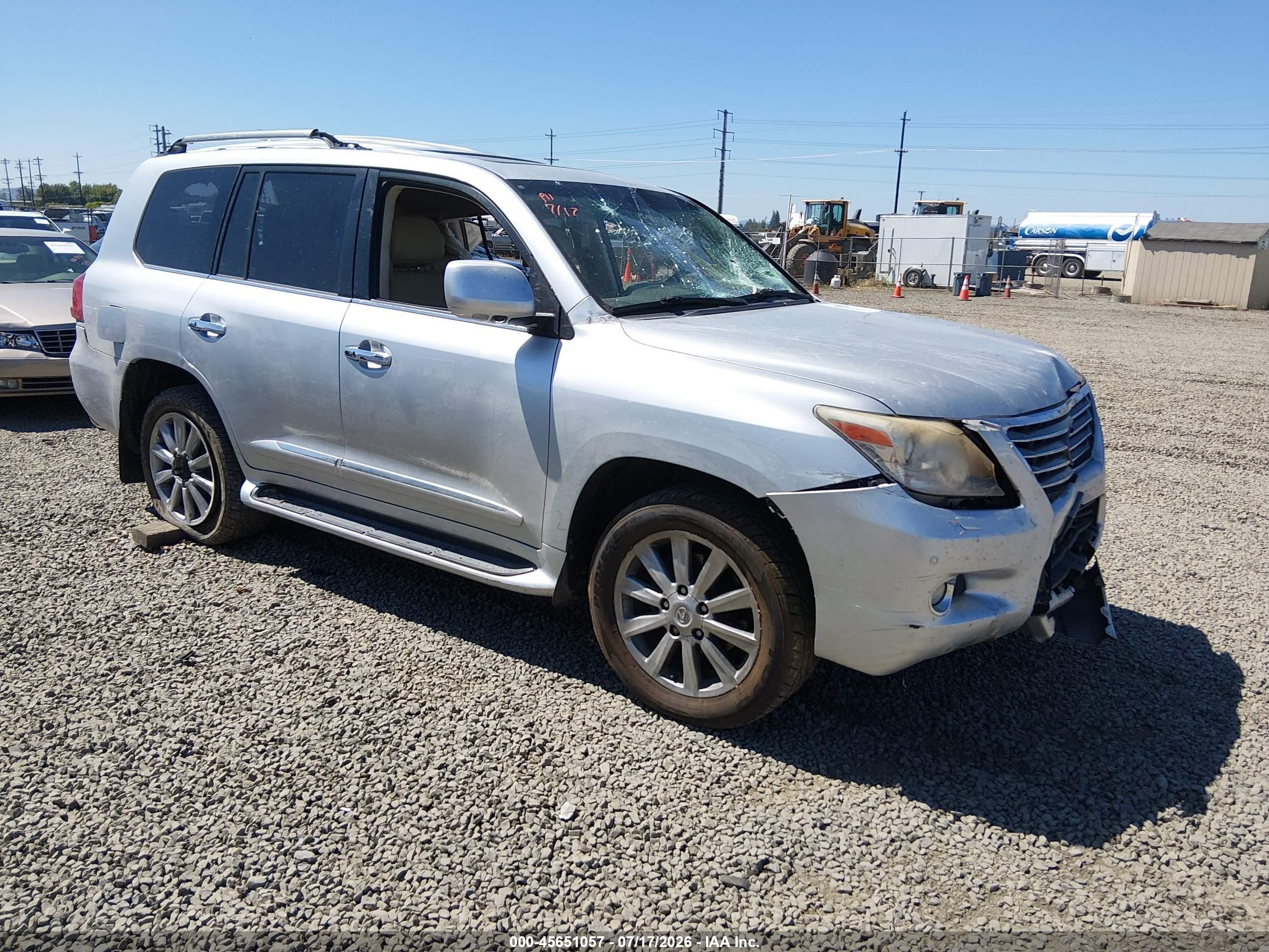 2011 Lexus LX 570, VIN JTJHY7AX4B4066267 — Rollover
