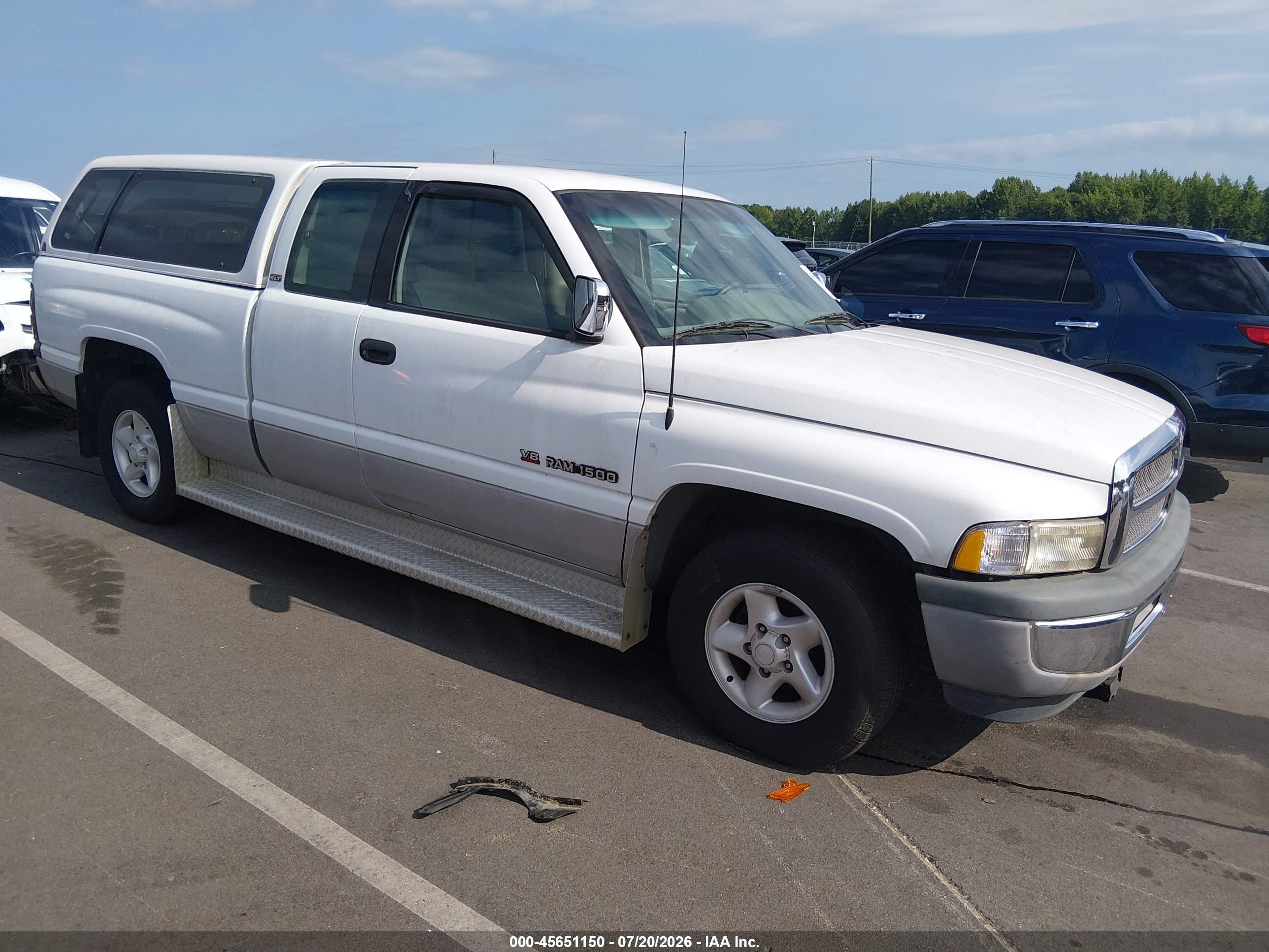 1996 Dodge 1500, VIN 3B7HC13Y9TG167975 — Обычный износ