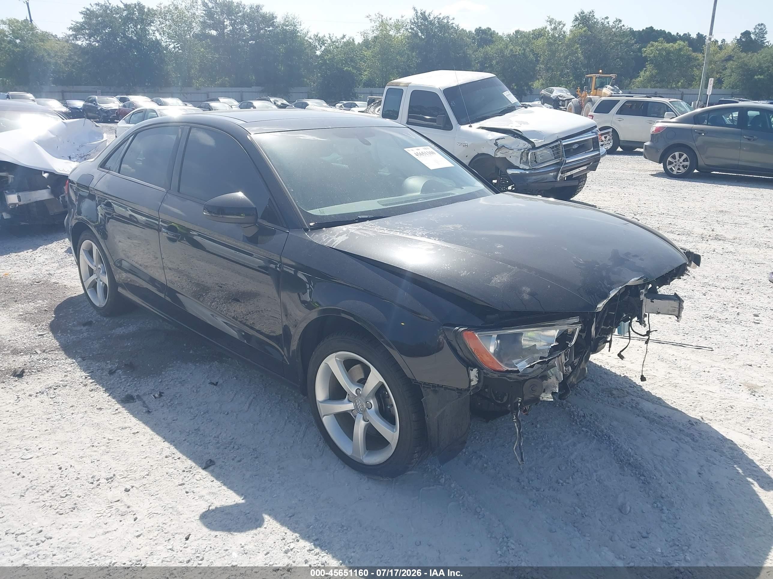 2016 Audi A3 Premium, VIN WAUA7GFF1G1101103 — Front end
