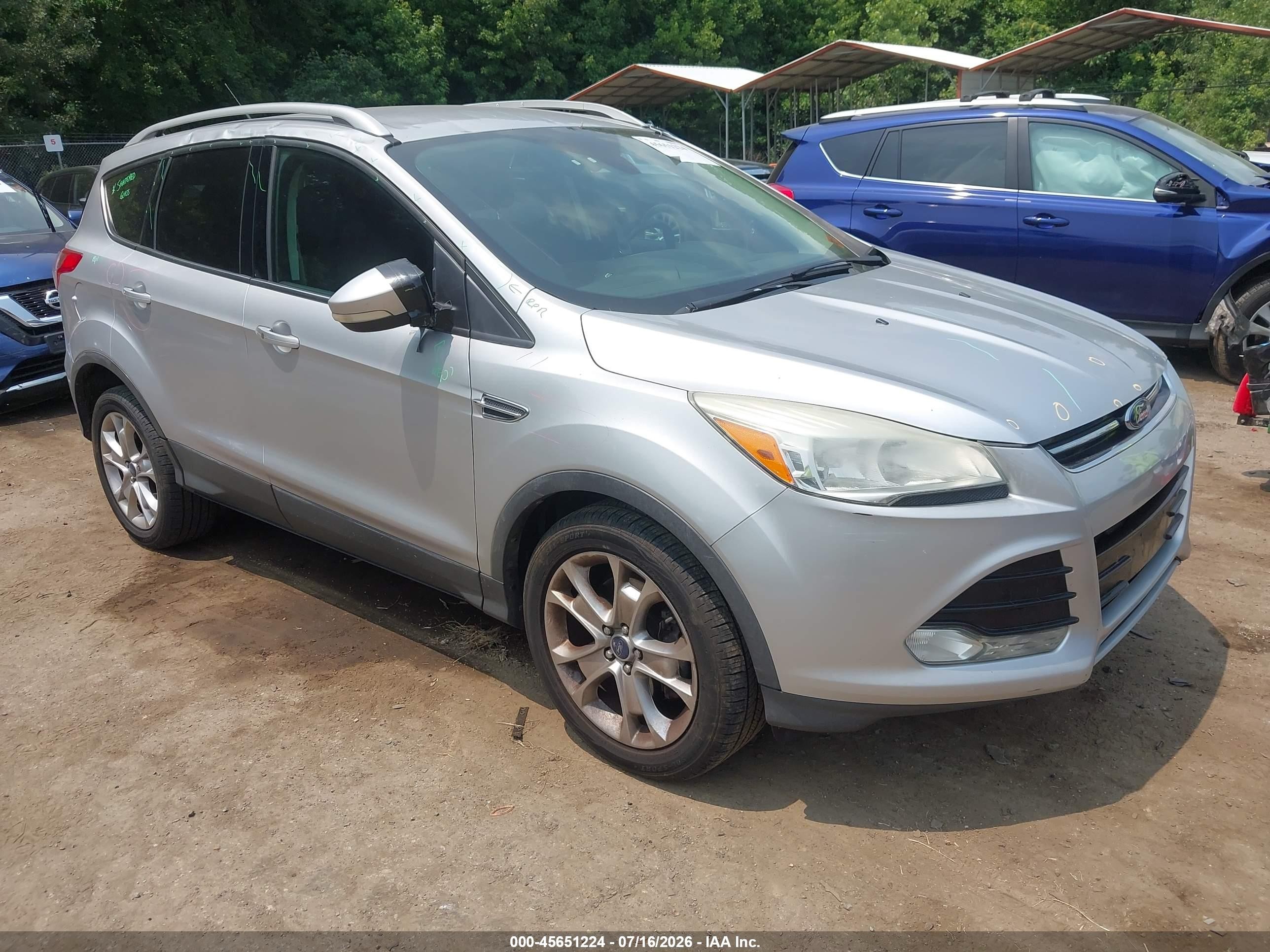 2014 Ford Escape Titanium, VIN 1FMCU9J97EUA65927 — Roof