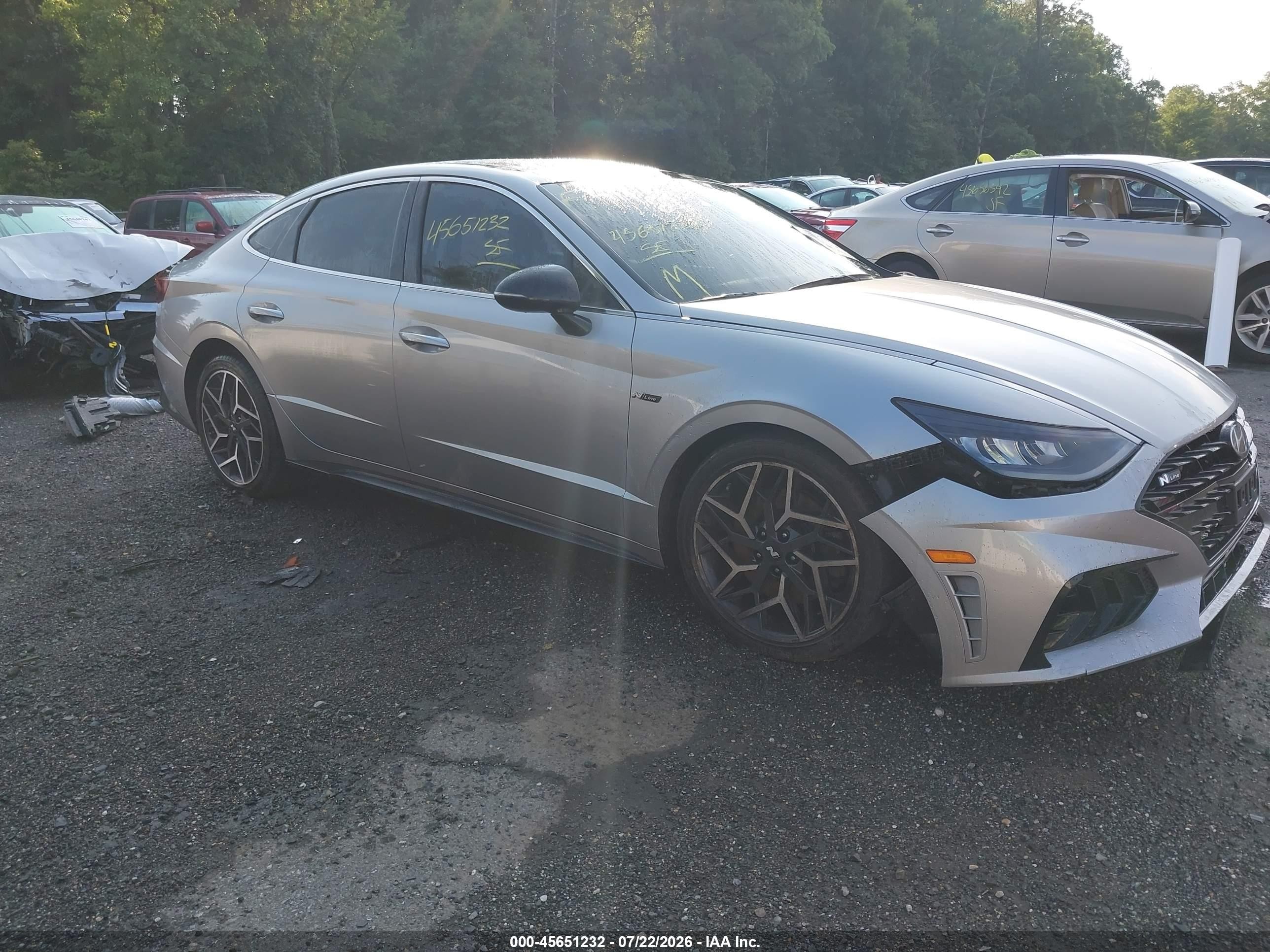 2021 Hyundai Sonata N Line, VIN 5NPEK4JC2MH127809 — Front end