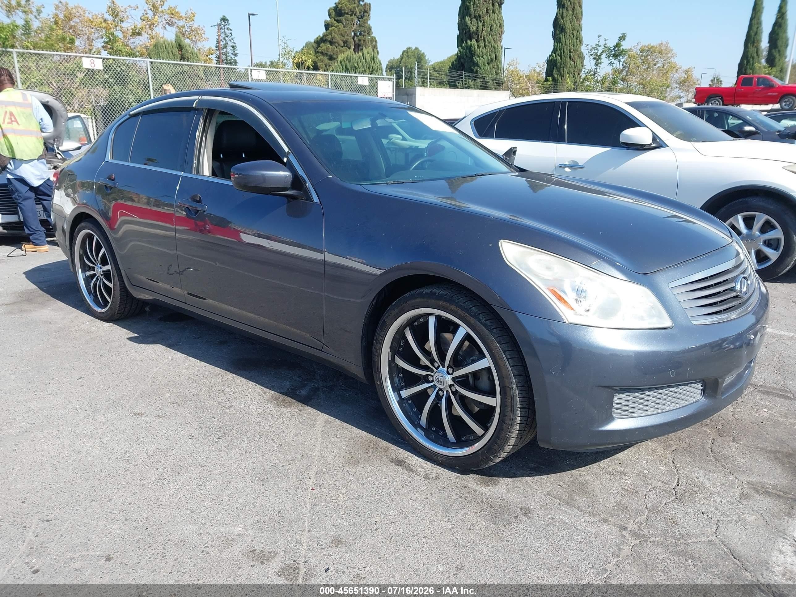 2009 Infiniti G37 Journey, VIN JNKCV61E09M300072 — После угона