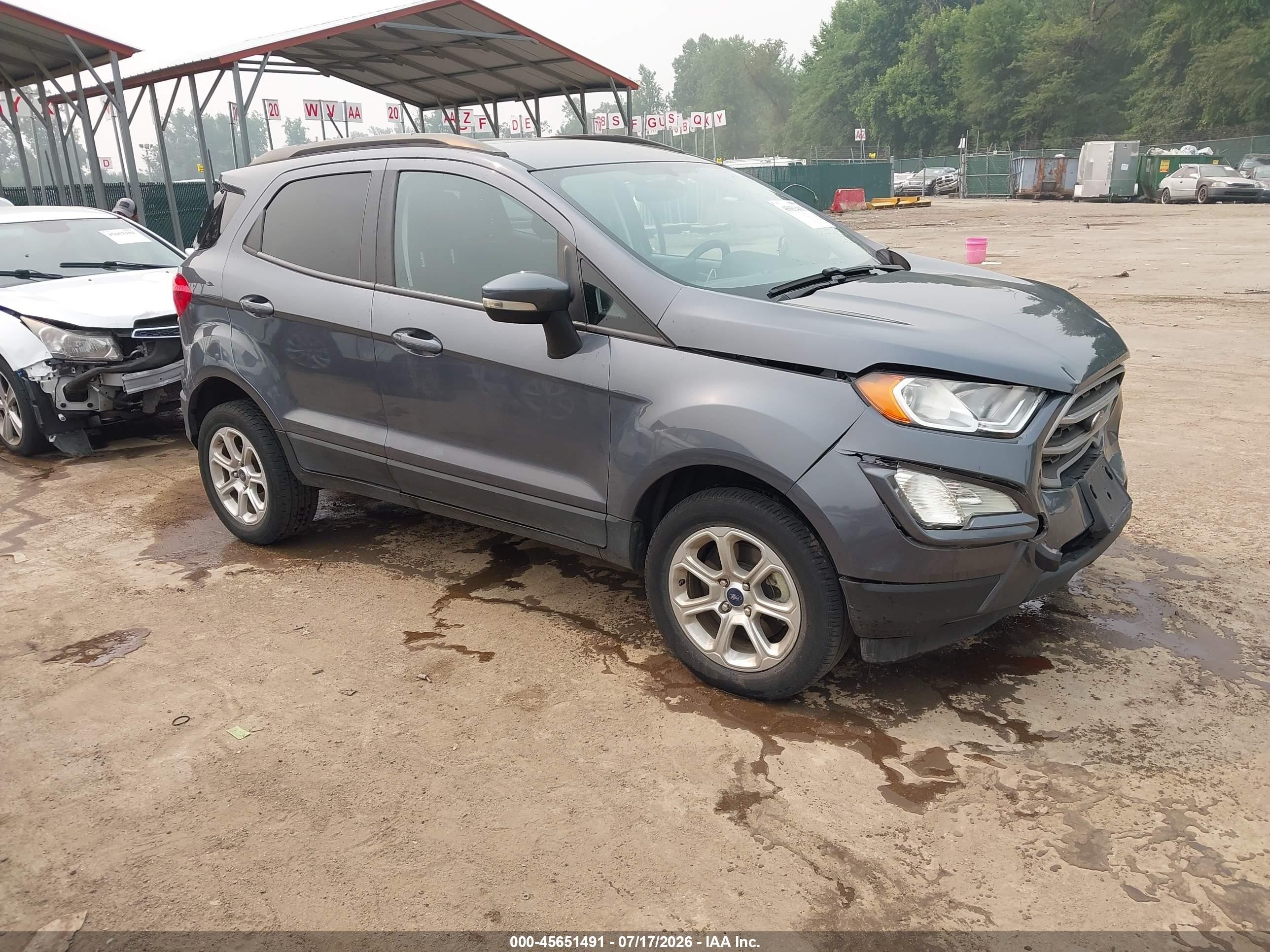 2021 Ford EcoSport SE, VIN MAJ6S3GL1MC405753 — Front end