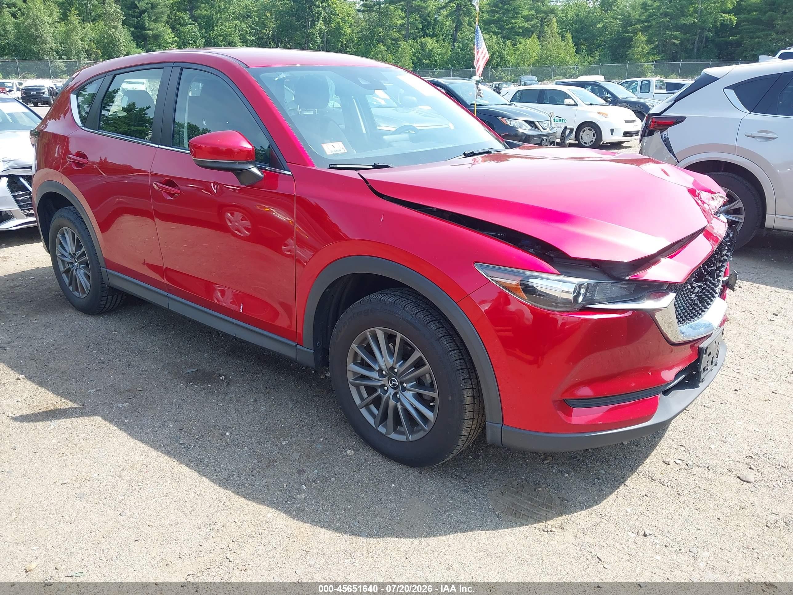 2017 Mazda CX-5 Sport, VIN JM3KFBBL4H0117271 — Front end
