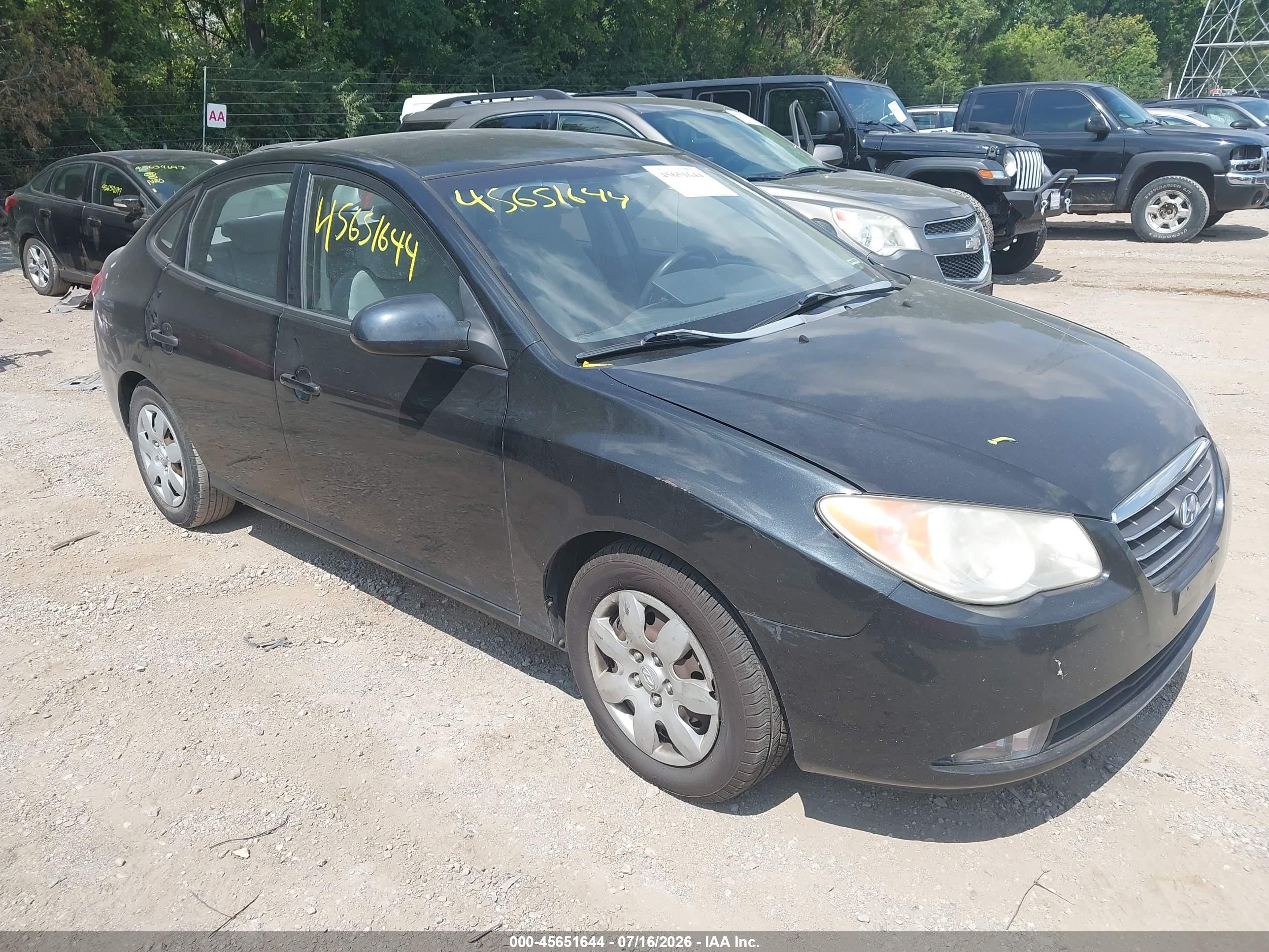 2008 Hyundai Elantra GLS, VIN KMHDU46D18U484168 — Side