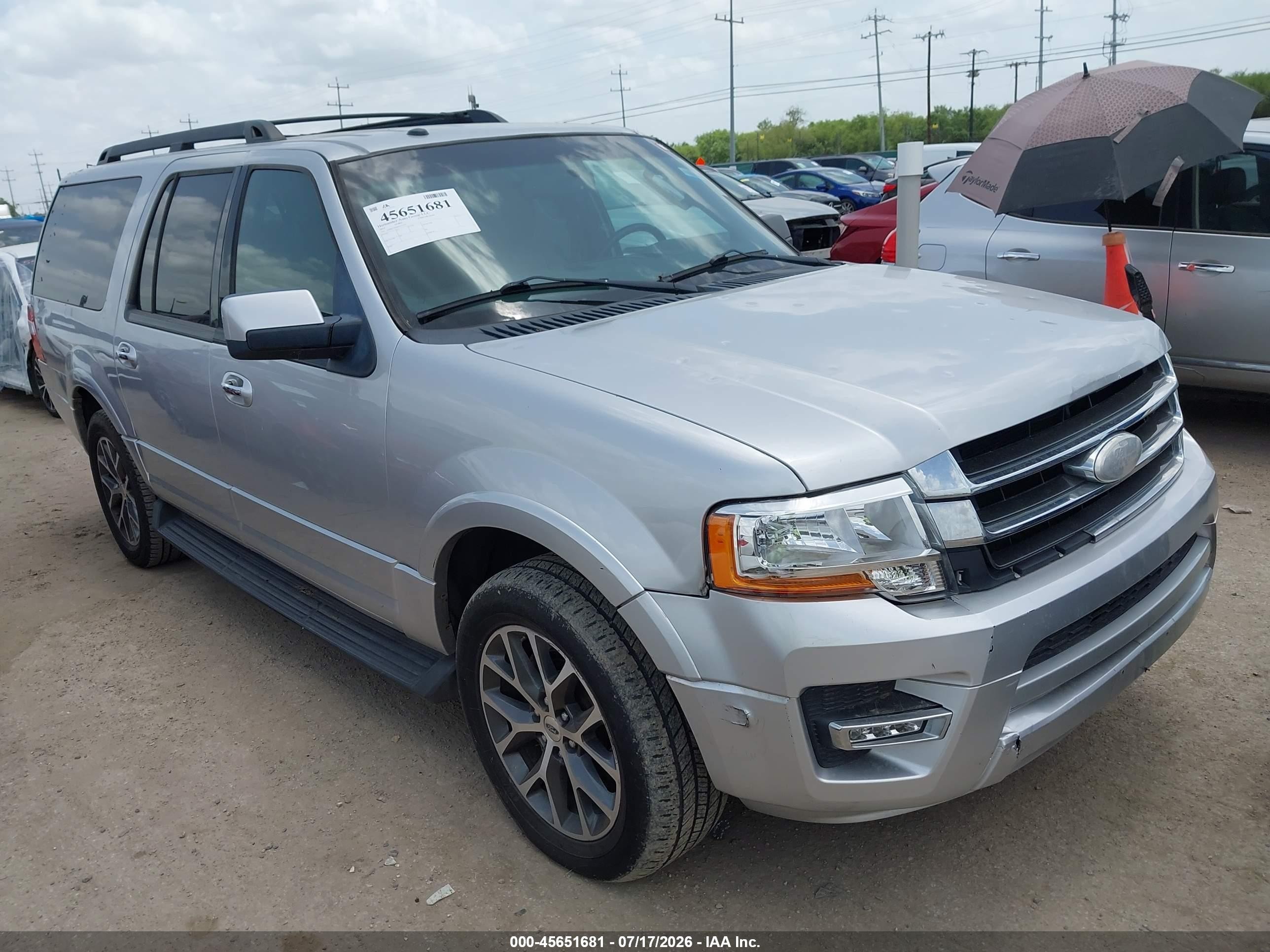 2015 Ford Expedition Max XLT, VIN 1FMJK1HT6FEF31729 — Hail