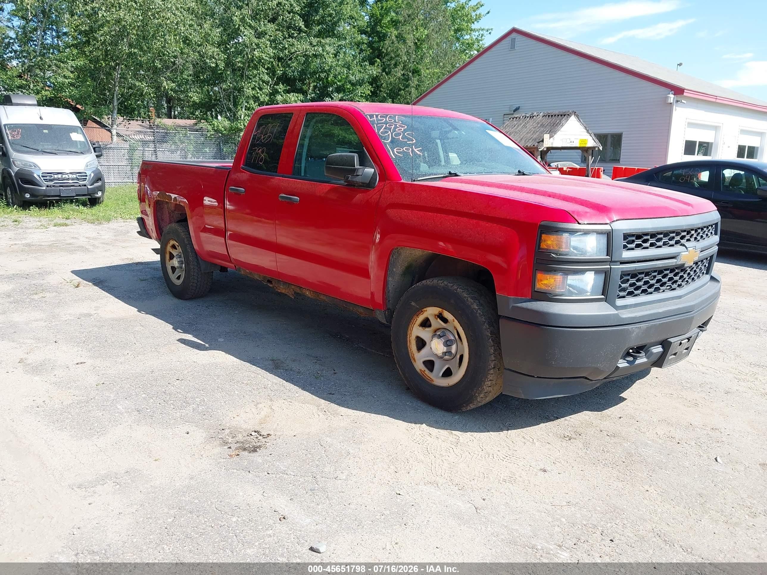 2014 Chevrolet Silverado 1500 Work Truck, VIN 1GCVKPEHXEZ402425 — Mechanical