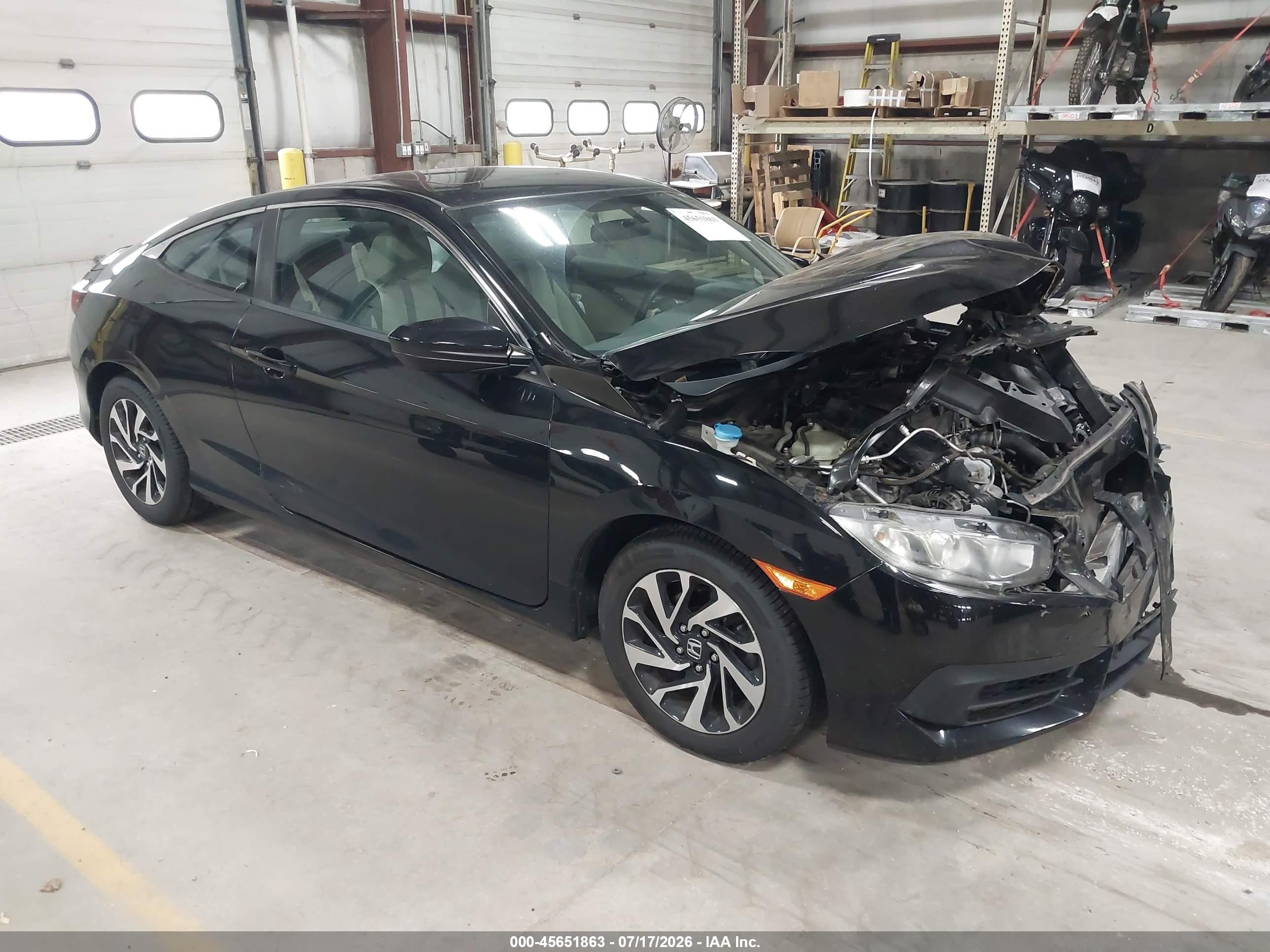 2016 Honda Civic LX-P, VIN 2HGFC4B04GH301884 — Front end