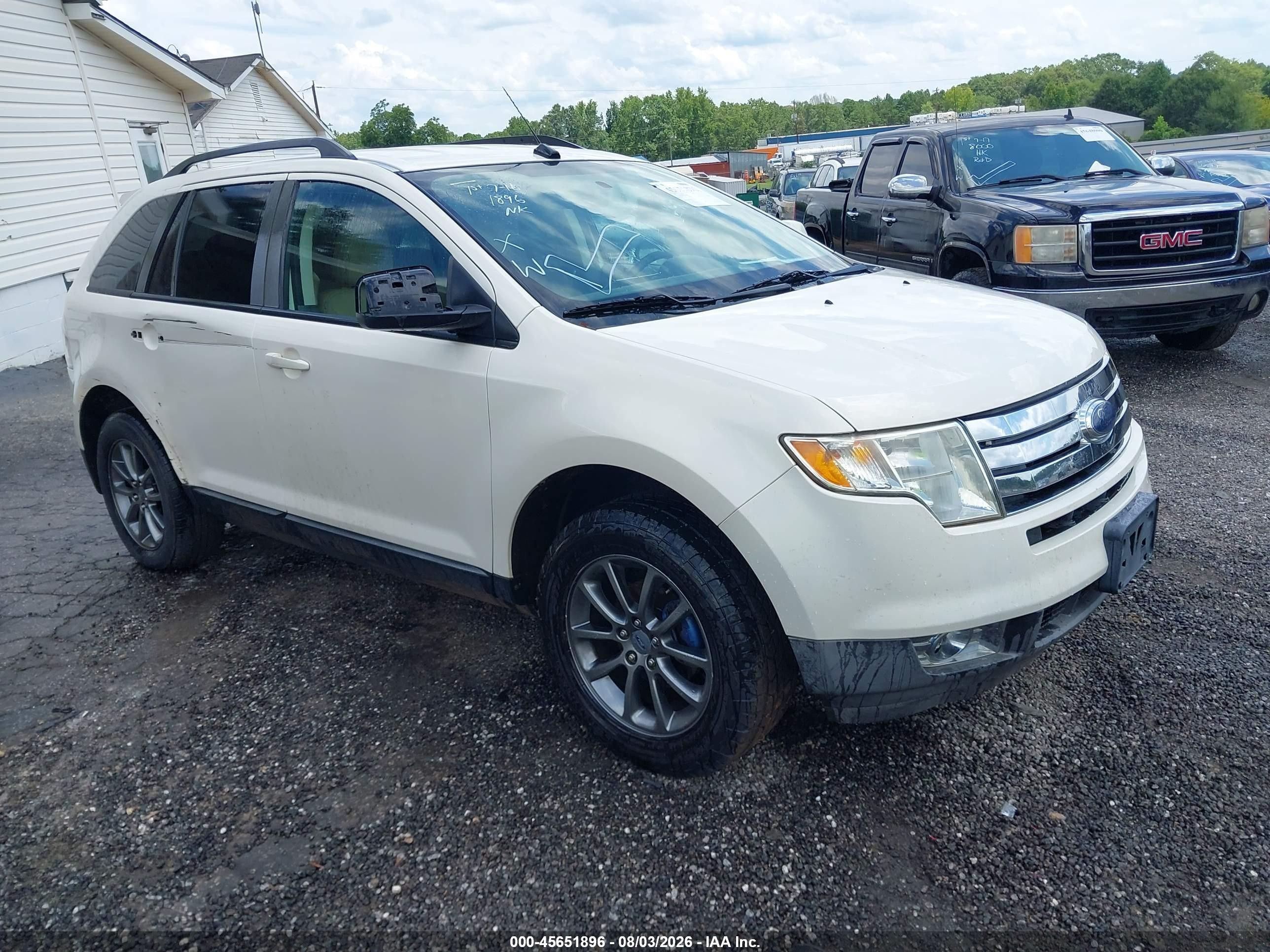 2008 Ford Edge SEL, VIN 2FMDK38C88BB45630 — Normal wear