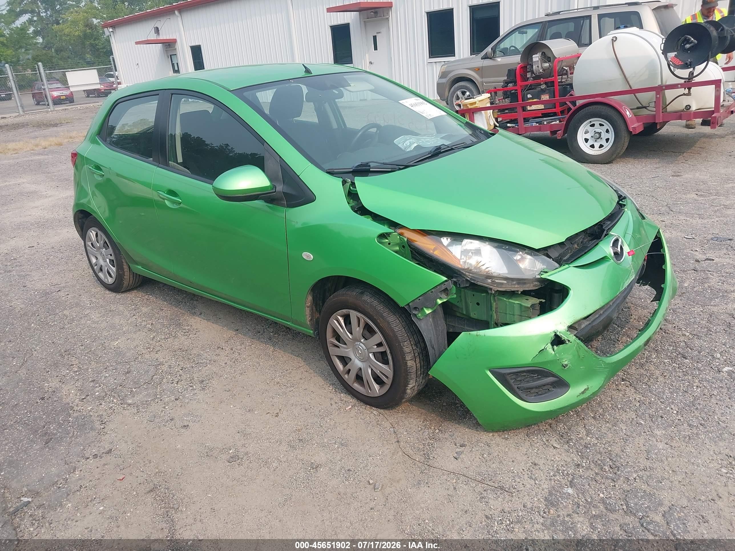 2013 Mazda 2 Sport, VIN JM1DE1KY8D0152934 — Front end