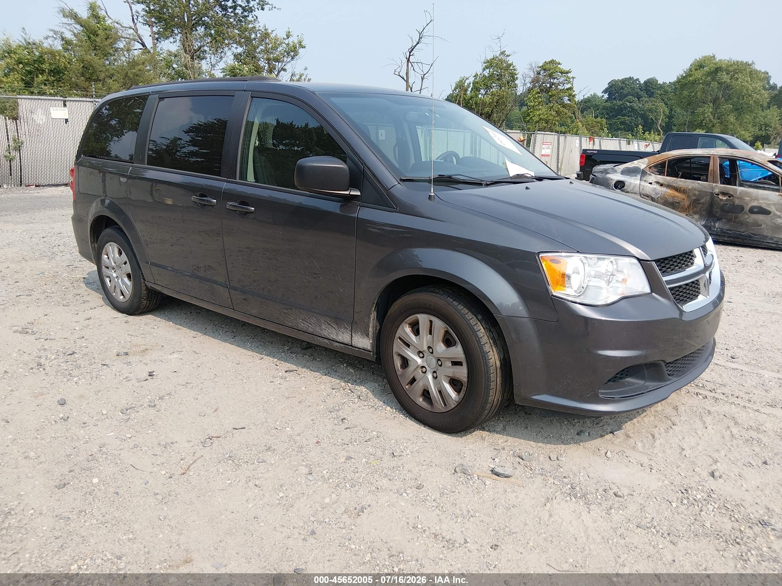 2018 Dodge Grand Caravan SE, VIN 2C4RDGBG8JR162884 — Water / flood