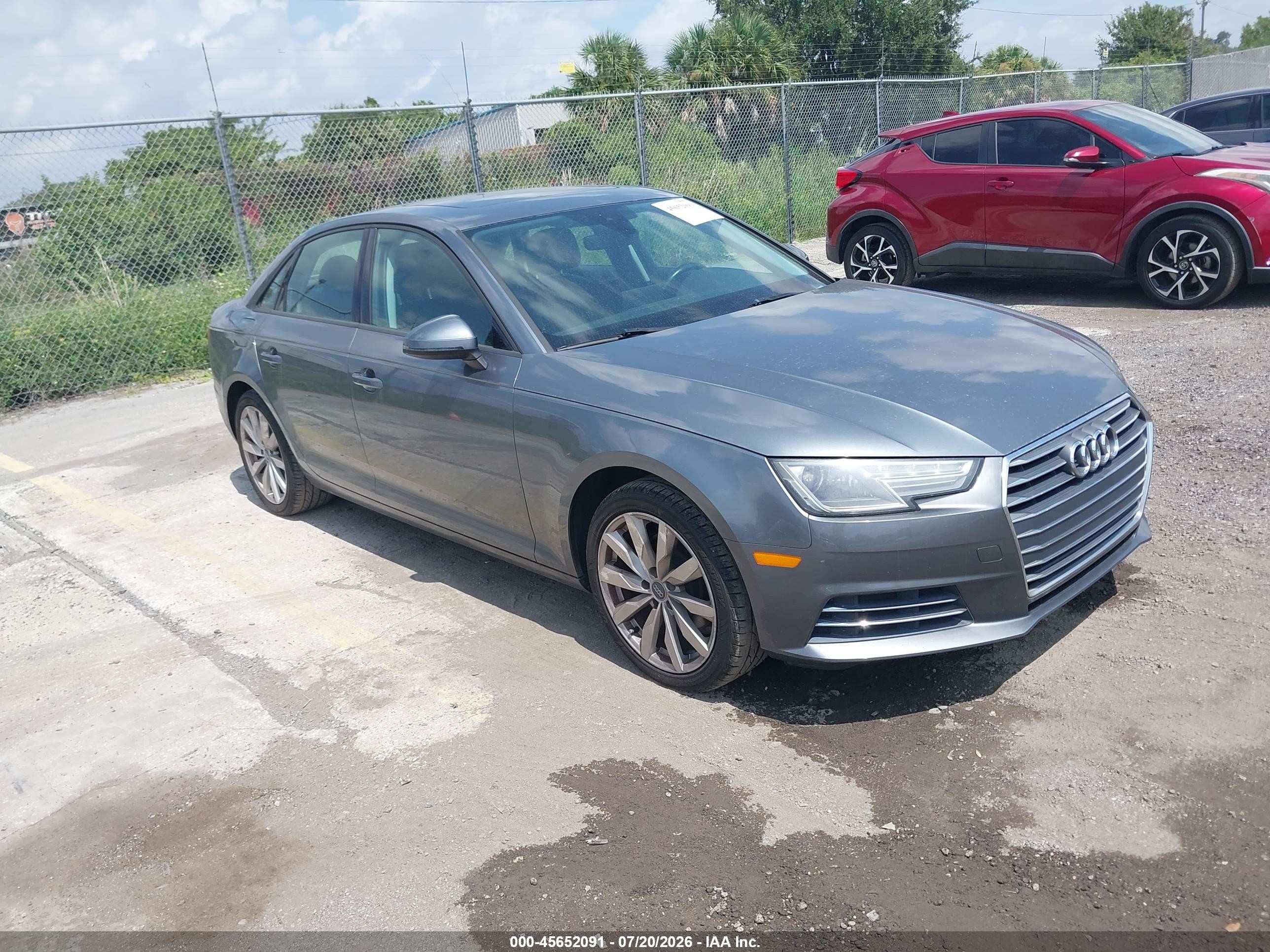 2017 Audi A4 ultra Premium, VIN WAUGMAF44HN048308 — Water / flood