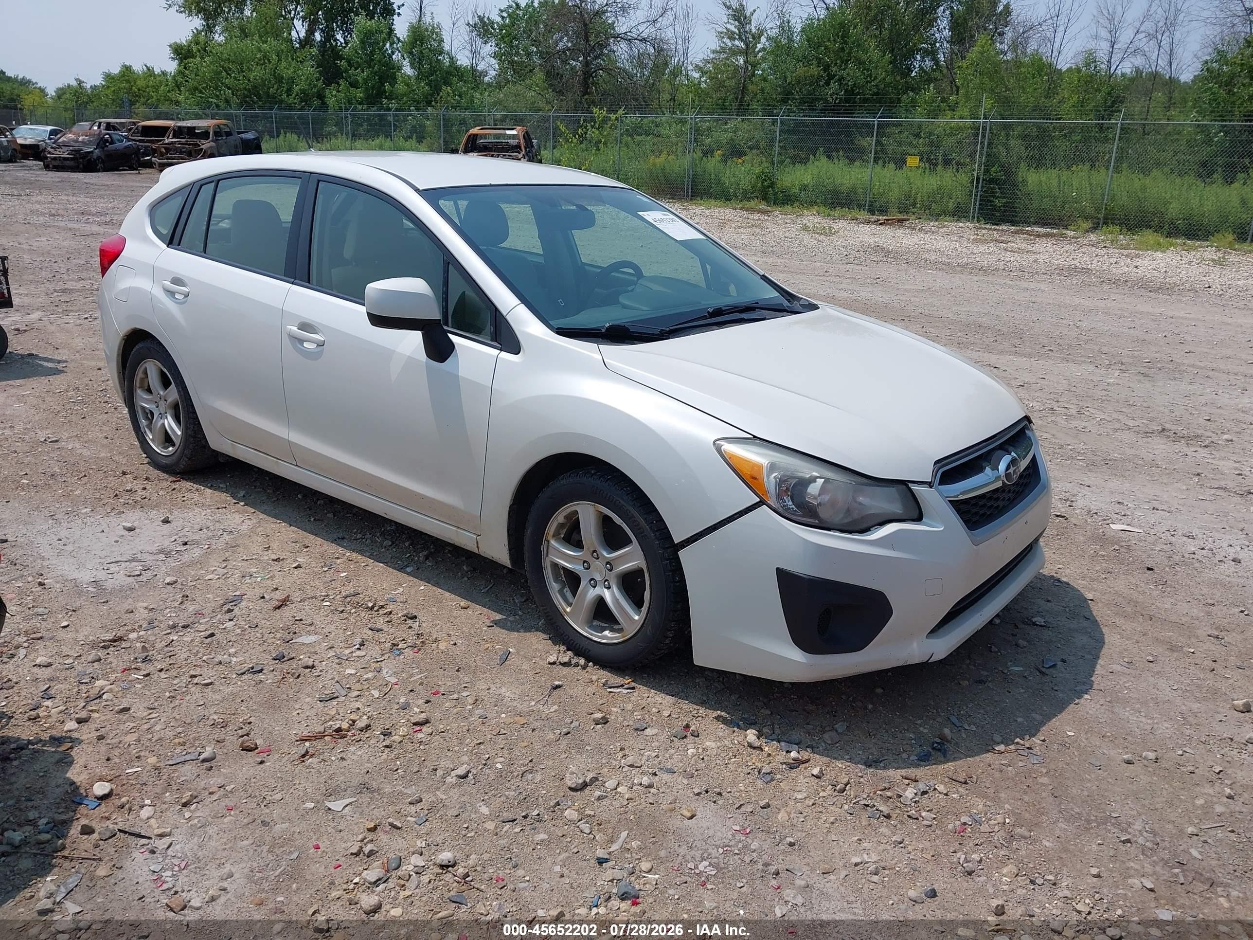 2013 Subaru Impreza Premium, VIN JF1GPAC67DH821013 — Normal wear