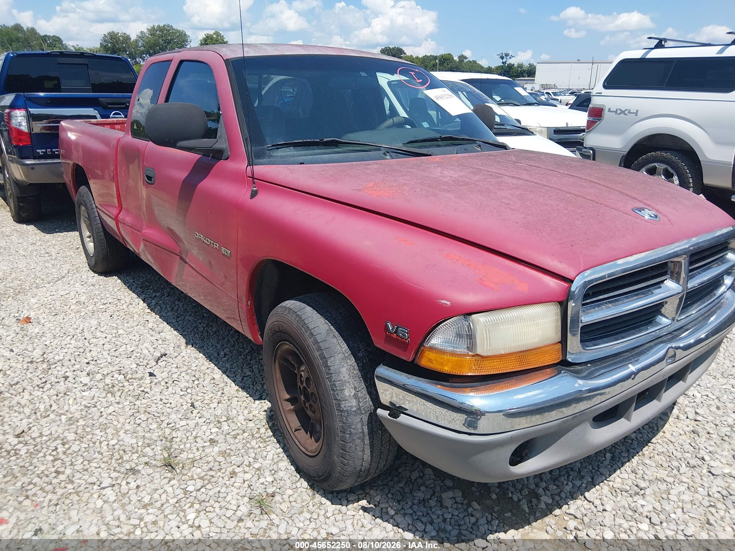 2000 Dodge Dakota, VIN 1B7GL22X6YS537497 — Обычный износ