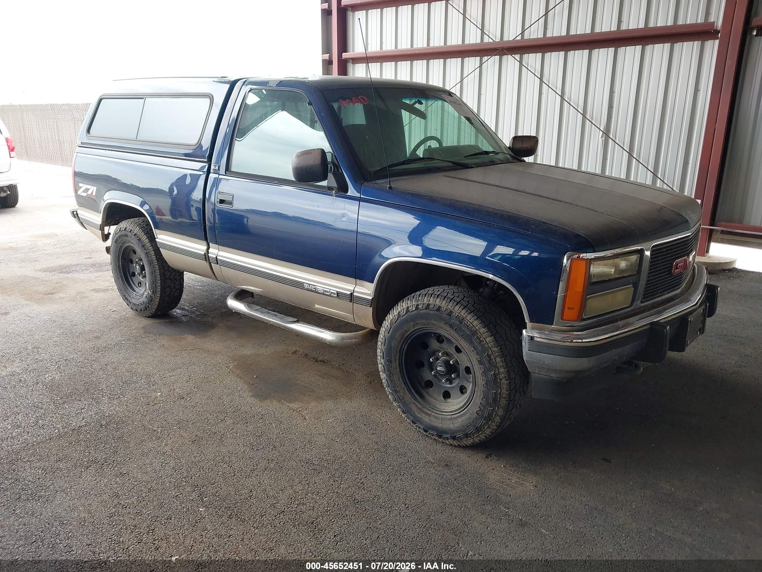1993 GMC Sierra 1500, VIN 1GTEK14K1PZ546328 — Normal wear