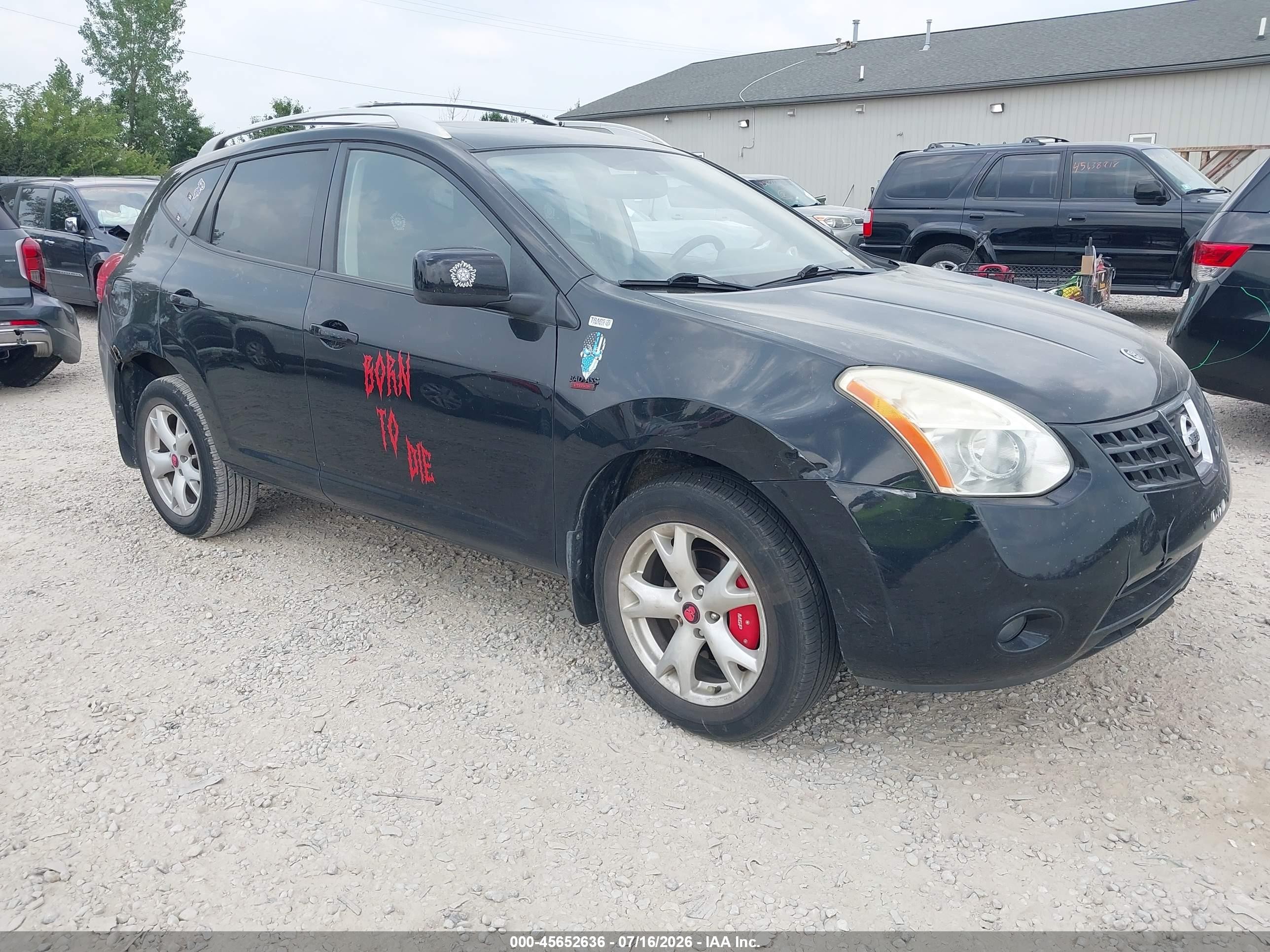 2008 Nissan Rogue SL, VIN JN8AS58V28W123534 — Зад