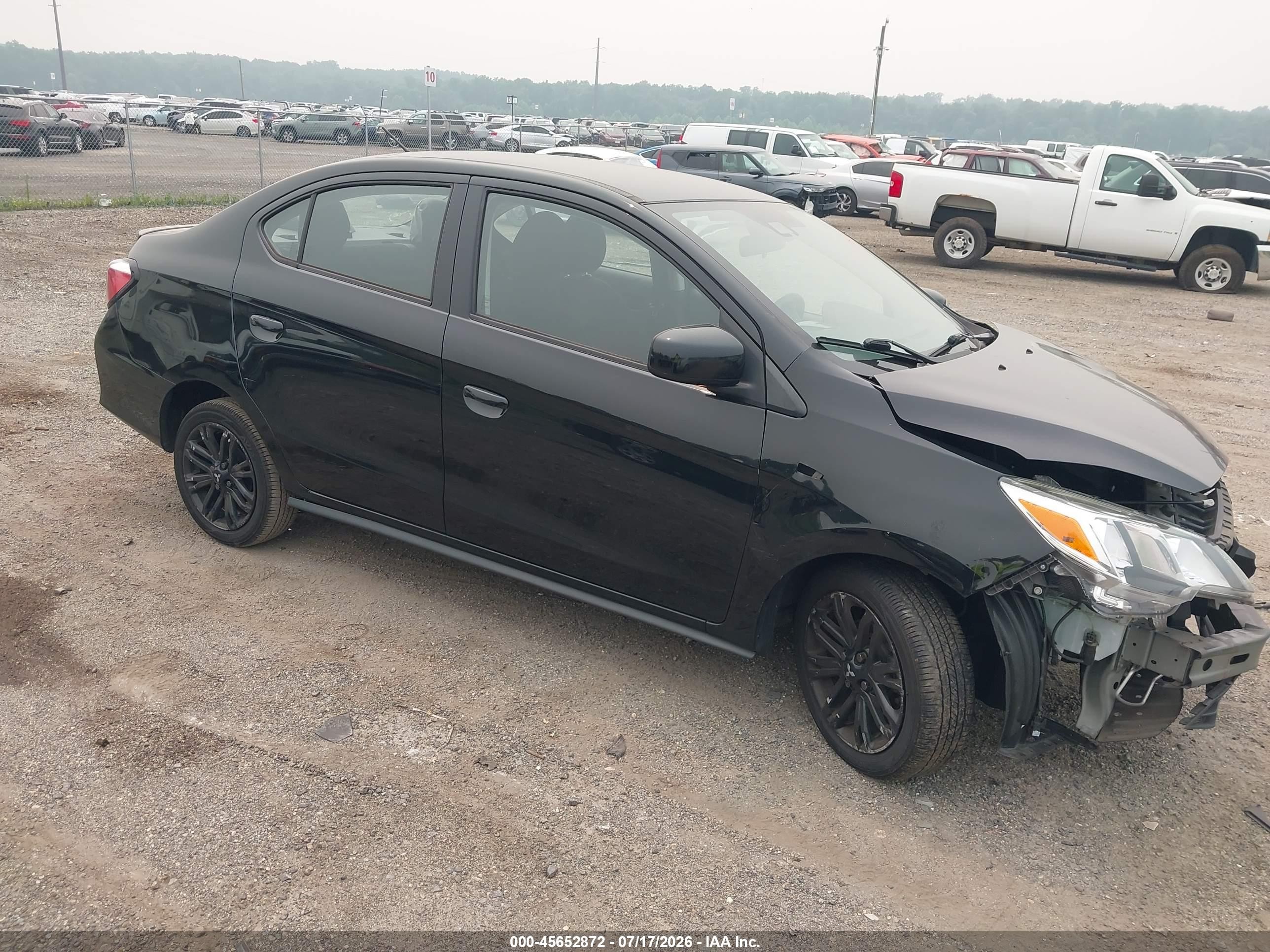 2022 Mitsubishi Mirage ES, VIN ML32FUFJ9NHF04978 — Front end