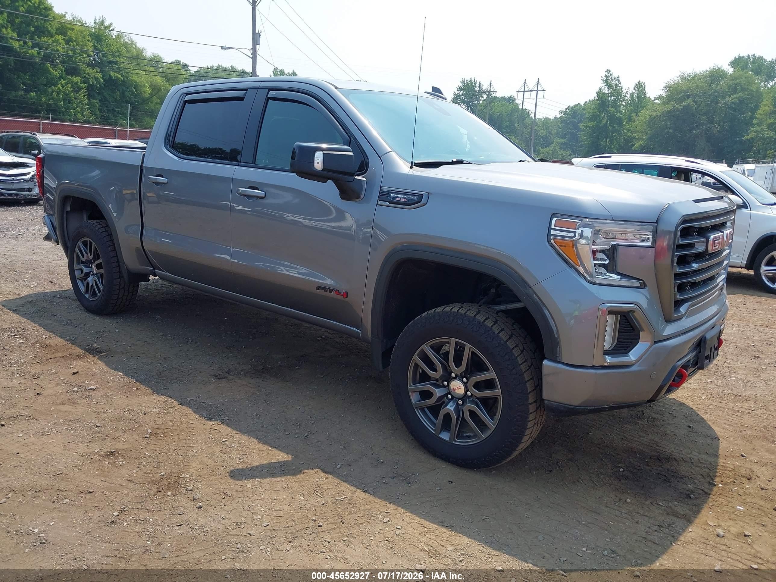 2021 GMC Sierra 1500 AT4, VIN 1GTP9EEL8MZ248034 — Rear end
