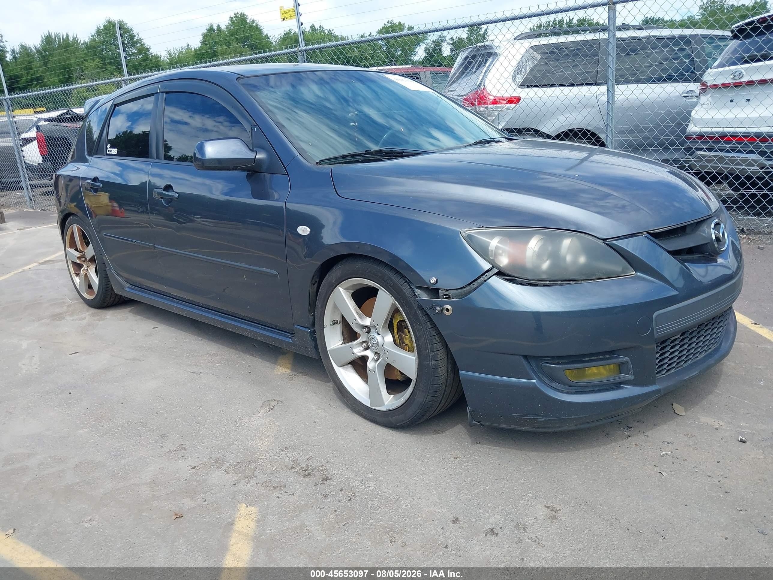2009 Mazda 3 Mazdaspeed3 GT, VIN JM1BK34M791195930 — Normal wear