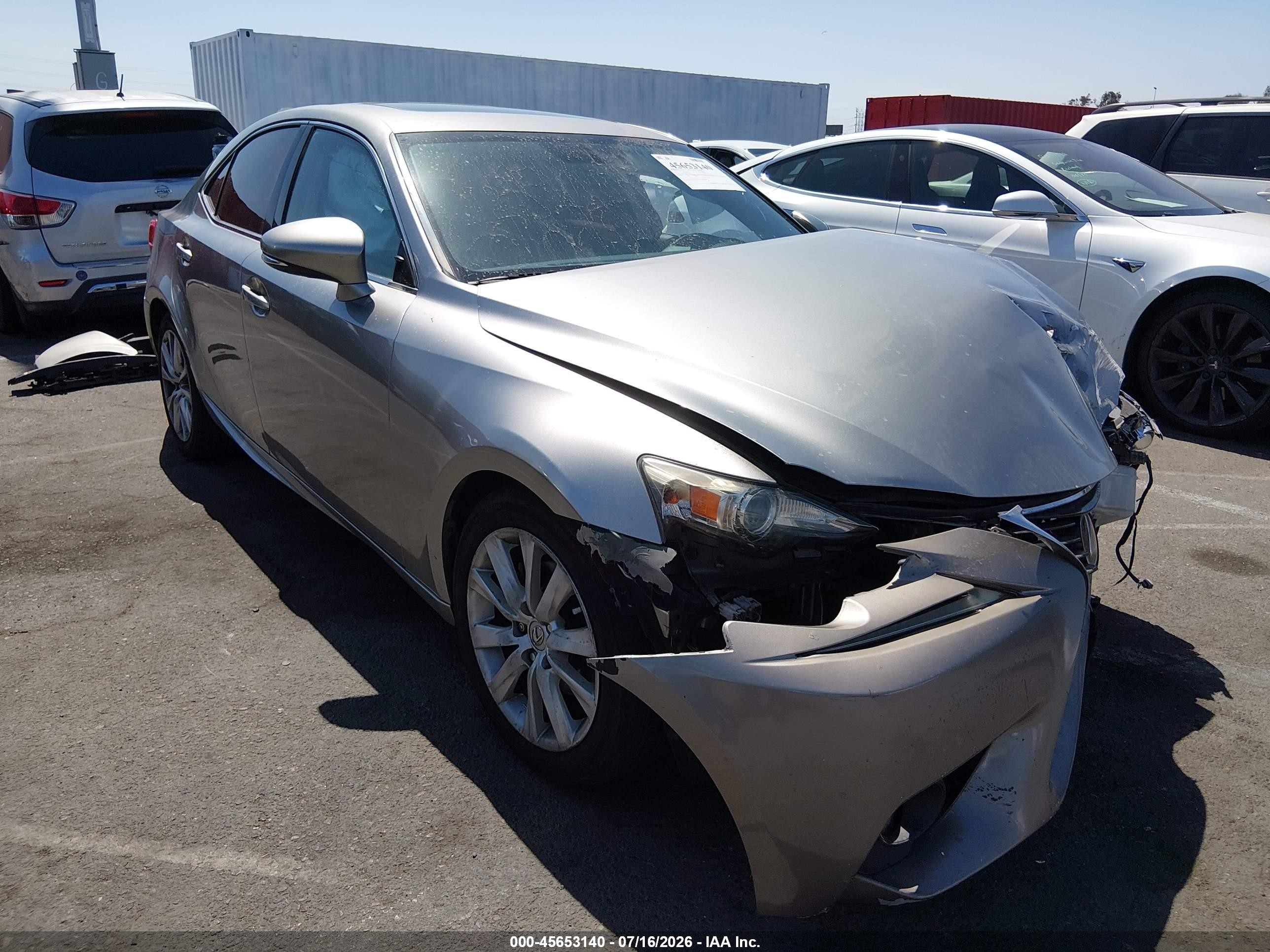2015 Lexus IS 250, VIN JTHBF1D21F5073333 — Normal wear