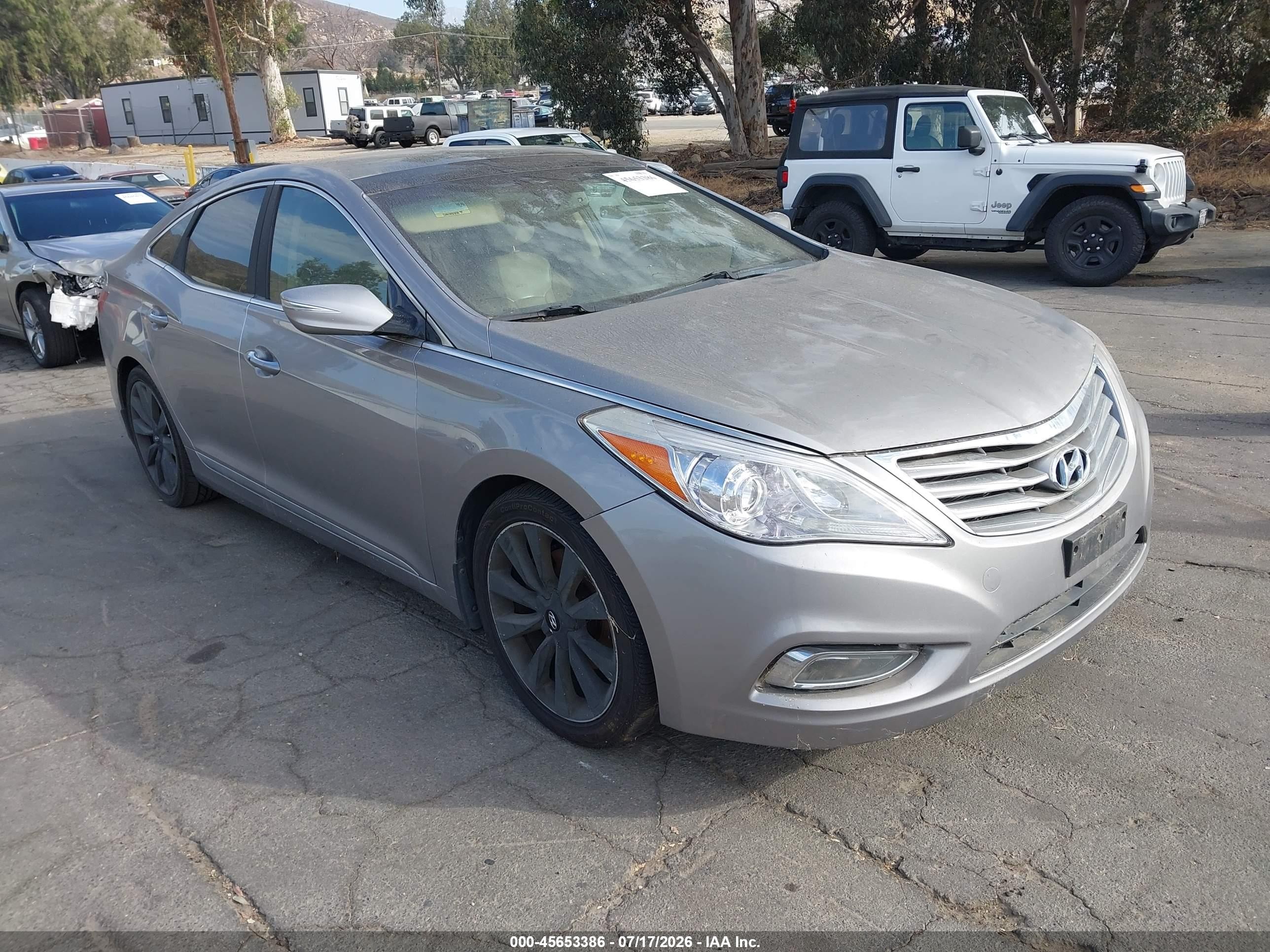 2013 Hyundai Azera, VIN KMHFH4JGXDA230761 — Обычный износ