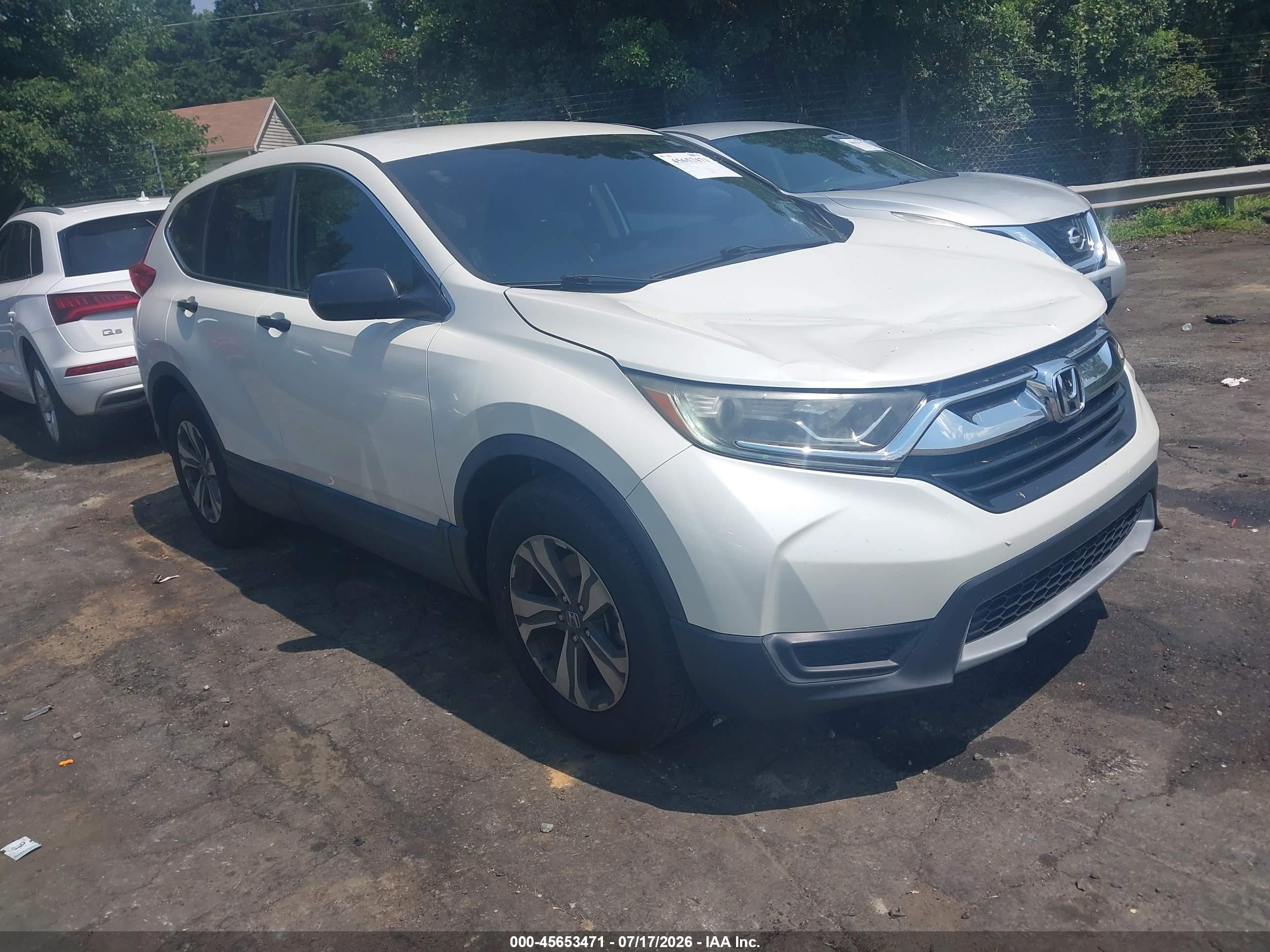 2017 Honda CR-V LX, VIN 2HKRW5H38HH402669 — Storm