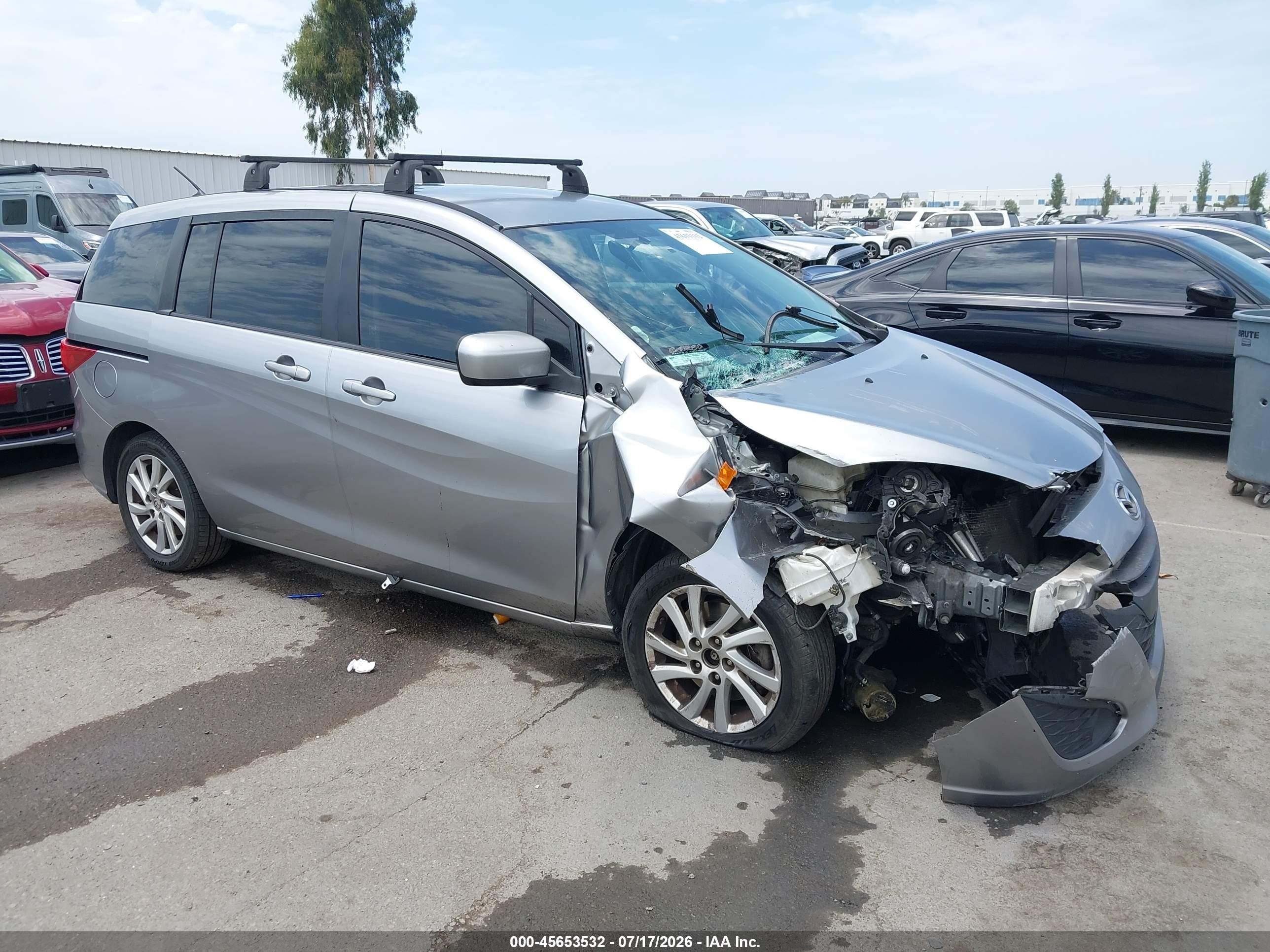 2012 Mazda 5 Sport, VIN JM1CW2BL4C0125568 — Front end