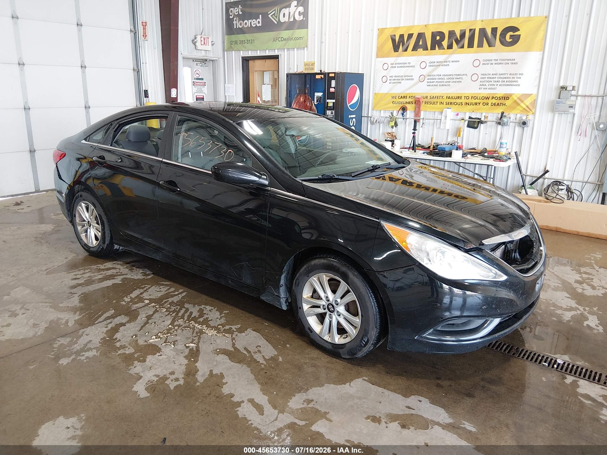 2012 Hyundai Sonata GLS, VIN 5NPEB4AC0CH378133 — Front end