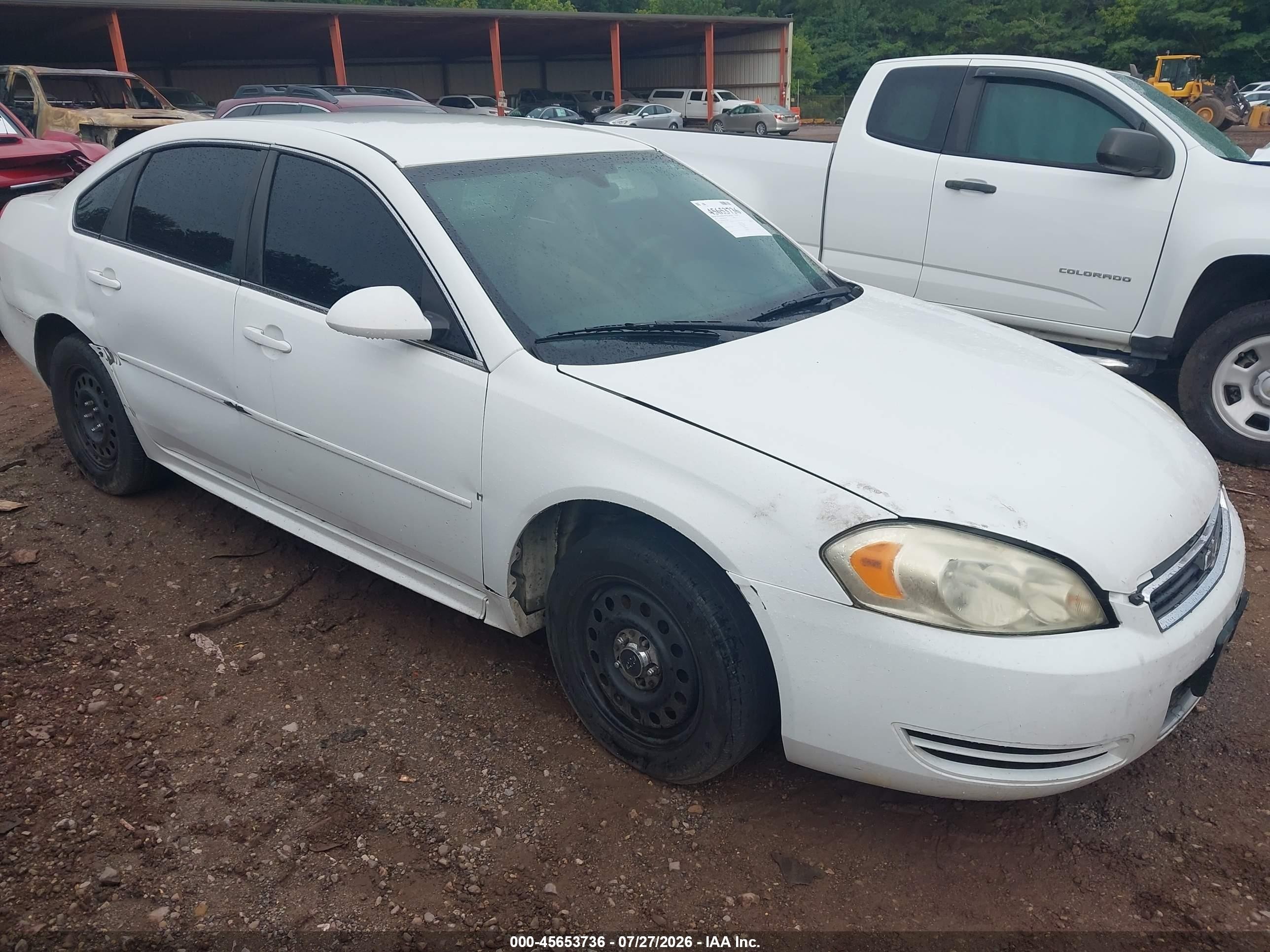 2010 Chevrolet Impala Police Police, VIN 2G1WD5EM9A1160710 — Front end
