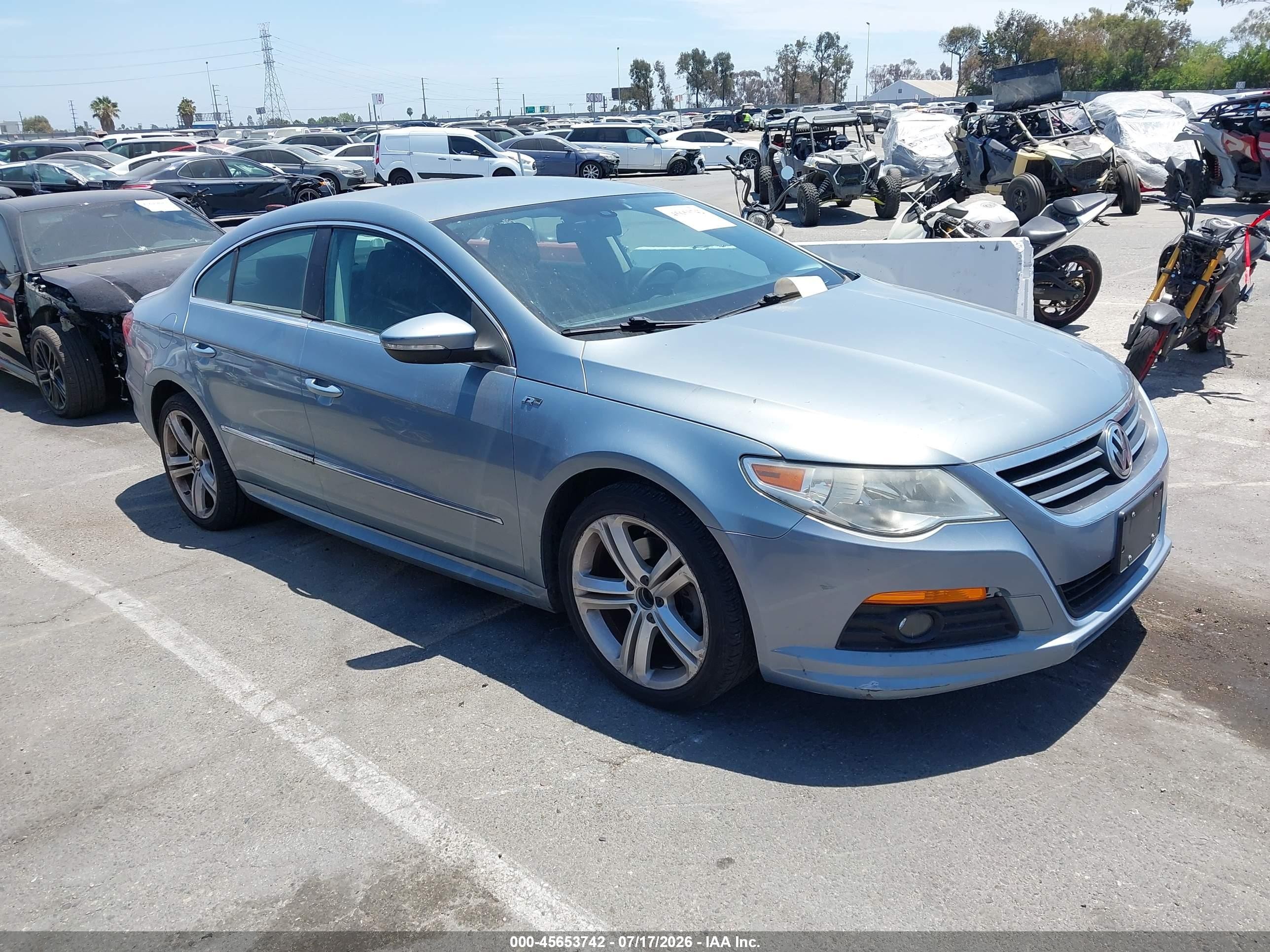 2010 Volkswagen CC Sport, VIN WVWNN7AN8AE555034 — Normal wear