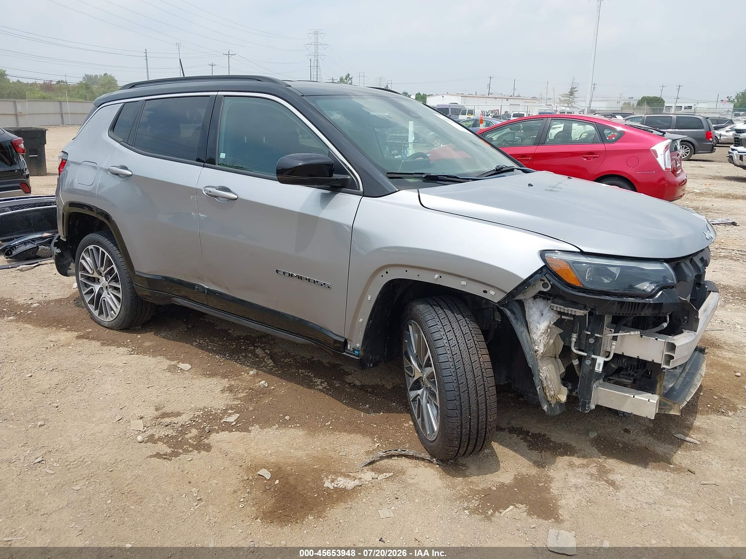 2023 Jeep Compass Limited, VIN 3C4NJDCN6PT500288 — Front end