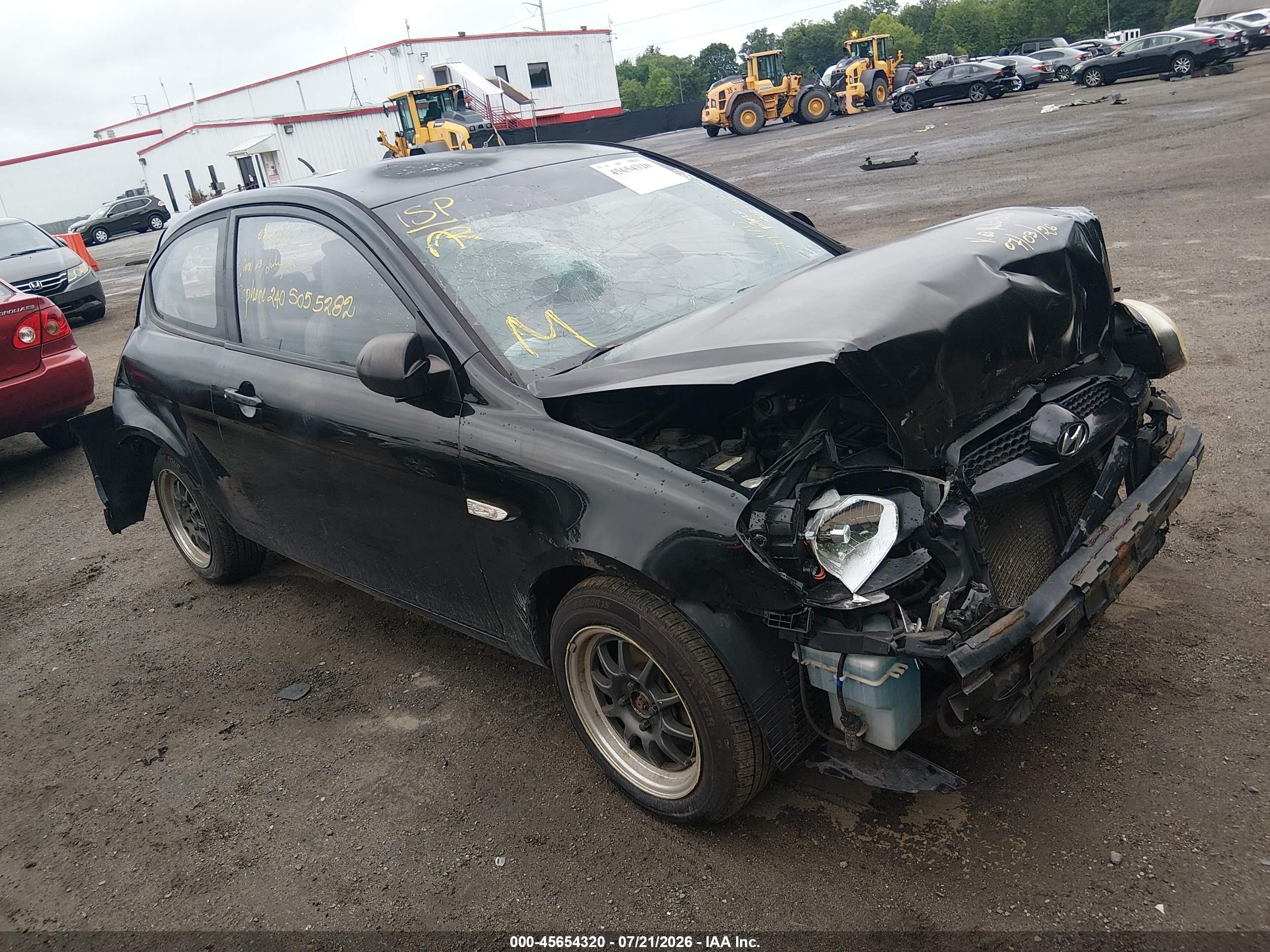 2007 Hyundai Accent GS, VIN KMHCM36C47U039225 — По всему кузову