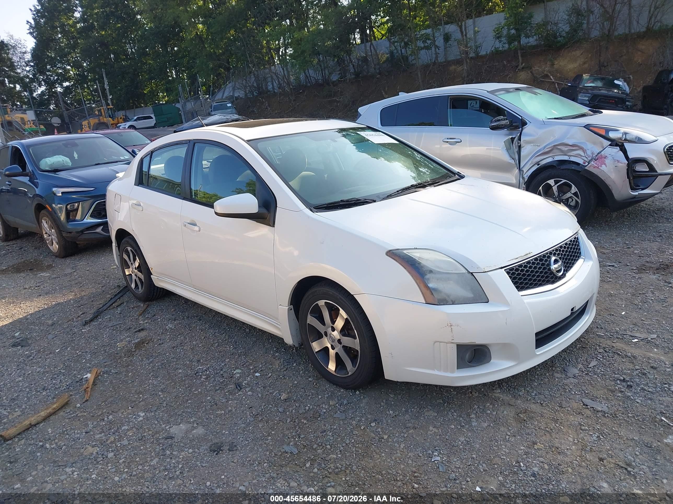2012 Nissan Sentra SL, VIN 3N1AB6AP7CL776150 — Normal wear