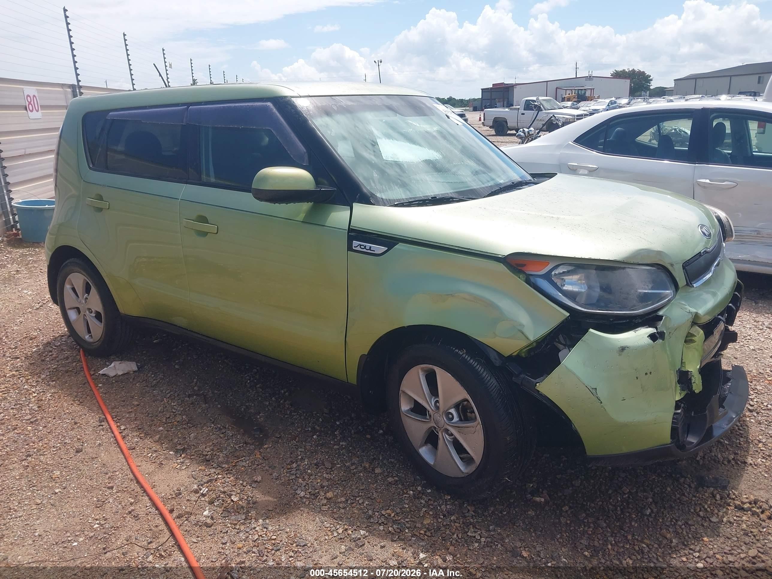 2015 Kia Soul, VIN KNDJN2A22F7817259 — Front end