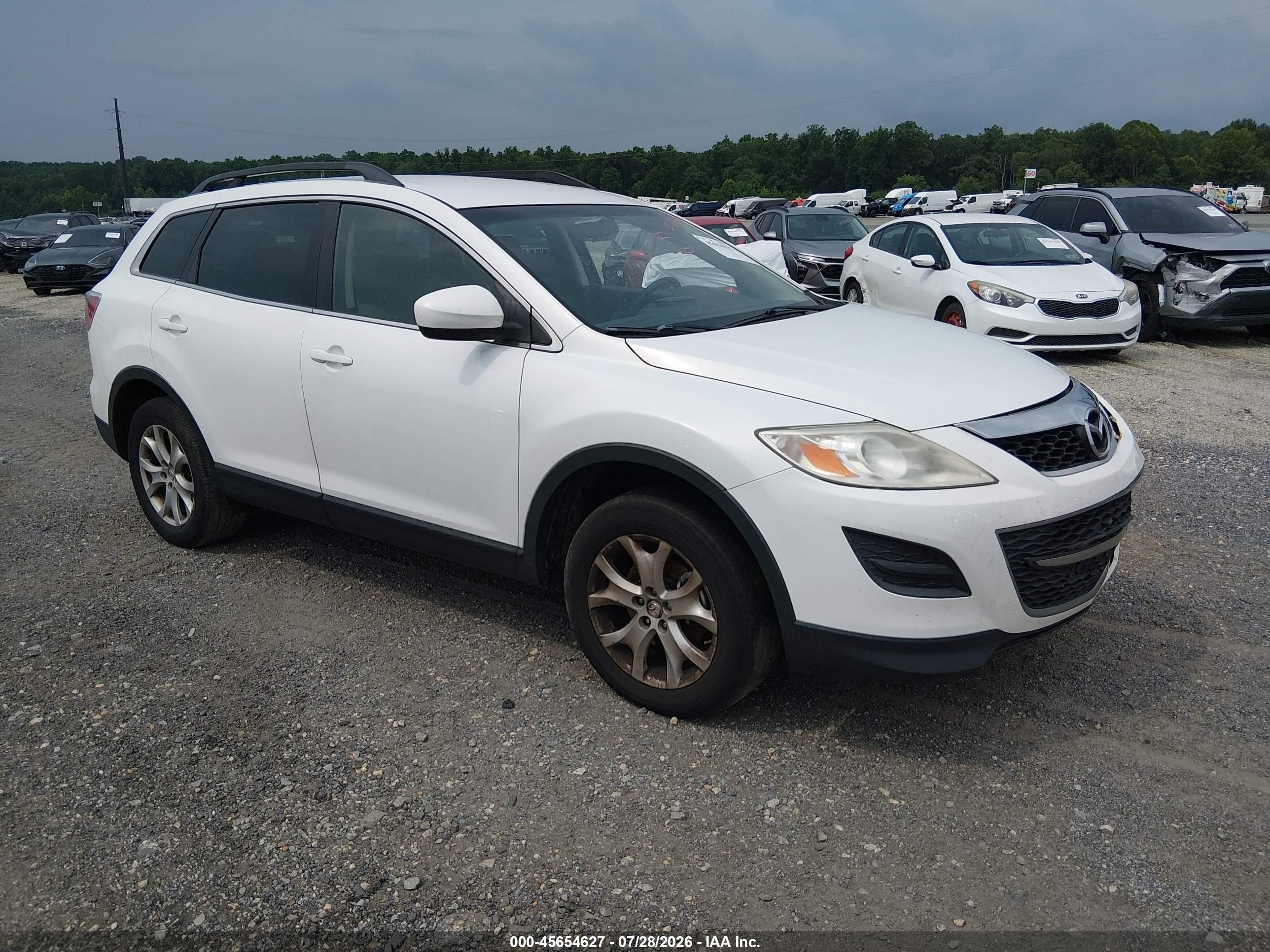 2011 Mazda CX-9 Sport, VIN JM3TB3BVXB0315190 — Front end