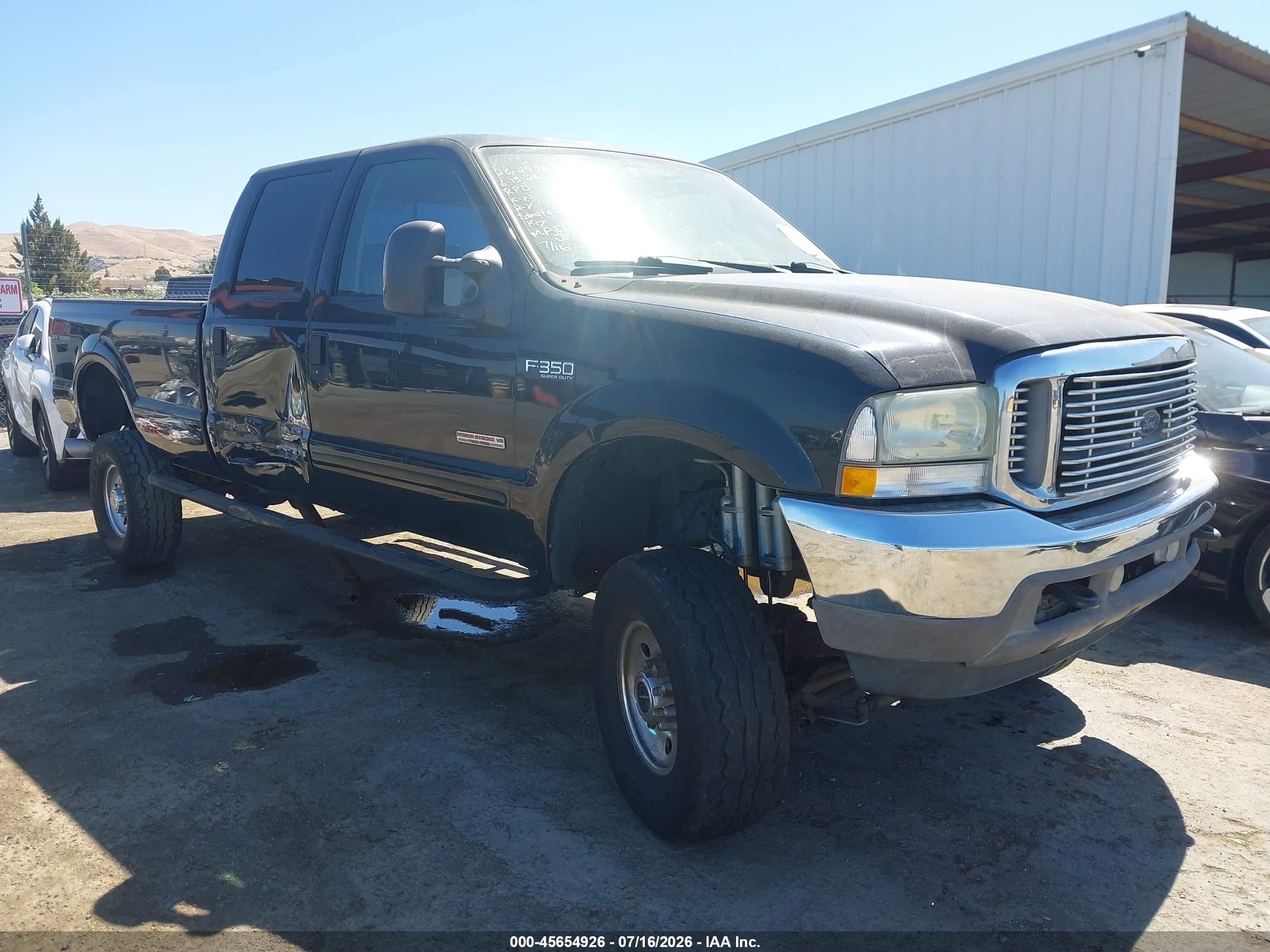 2003 Ford F-350 XL, VIN 1FTSW31P33EC46715 — Theft recovery