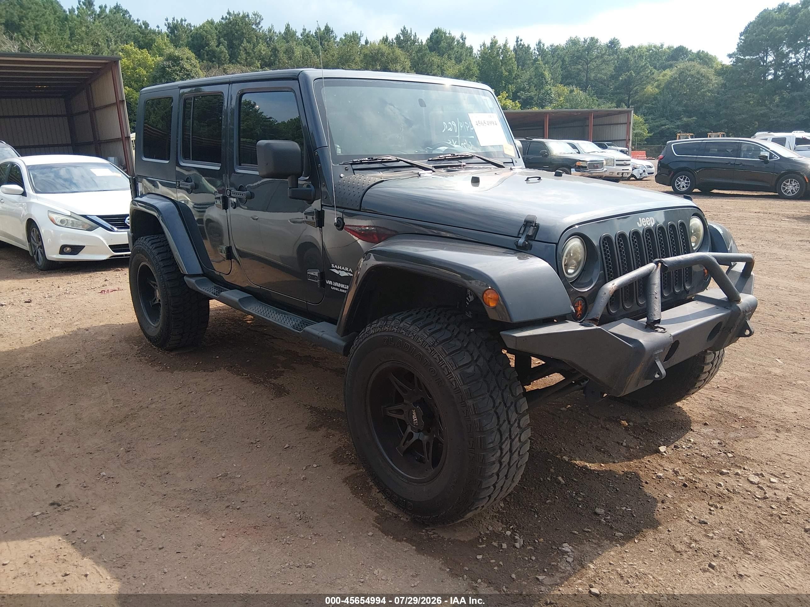 2010 Jeep Wrangler Unlimited Sahara, VIN 1J4BA5H13AL139890 — Rear end