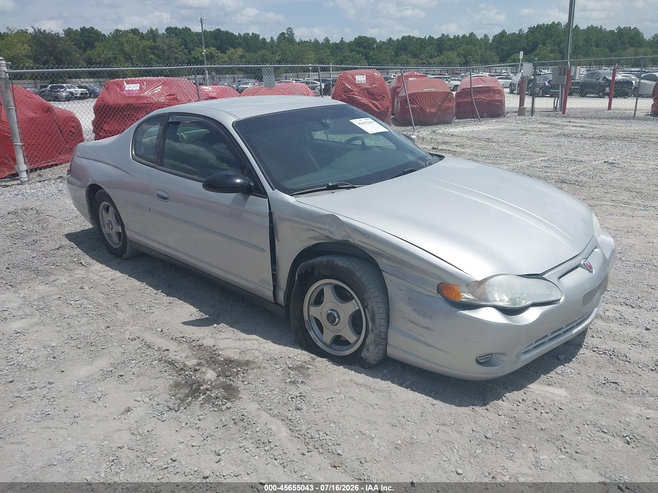 2003 Chevrolet Monte Carlo LS, VIN 2G1WW12E339436853 — Front end