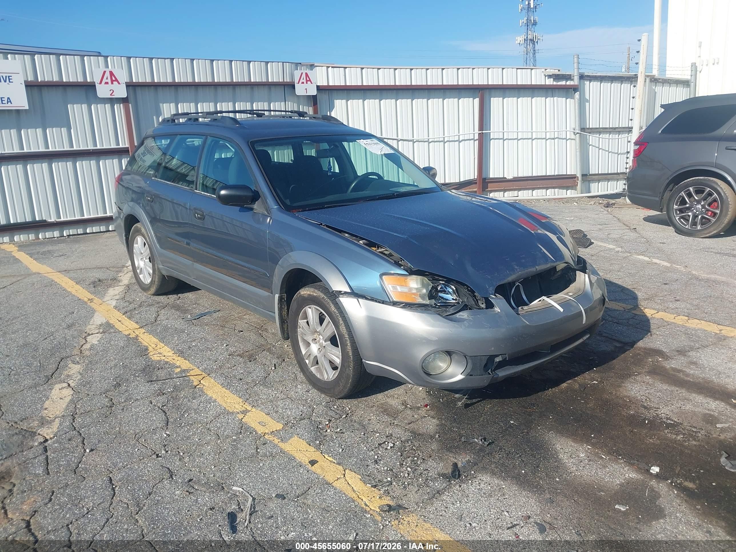 2005 Subaru Legacy Outback, VIN 4S4BP61C156346011 — Front end