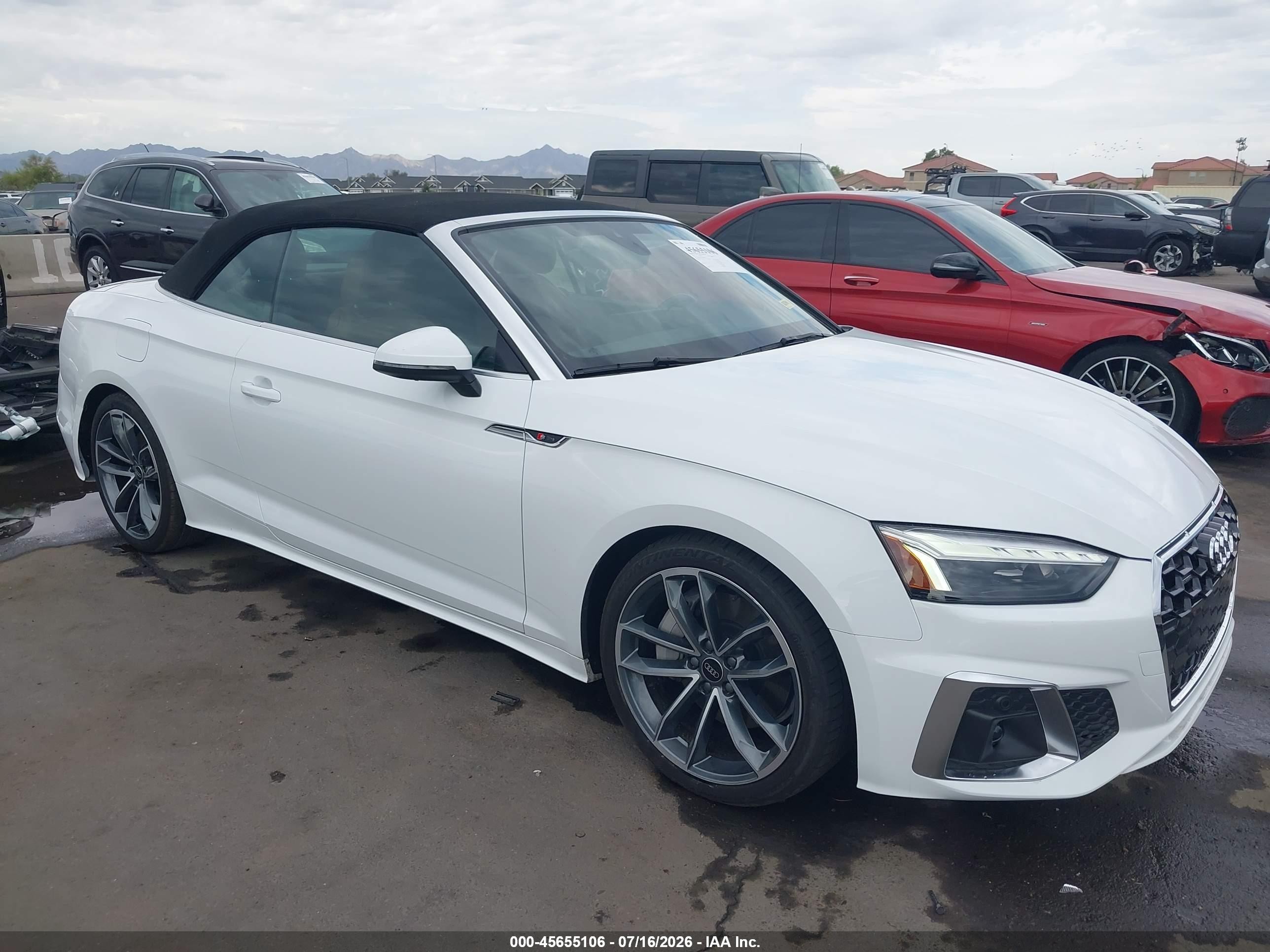 2024 Audi A5 Cabriolet S line Premium Plus, VIN WAU4AGF53RN008715 — Rear end