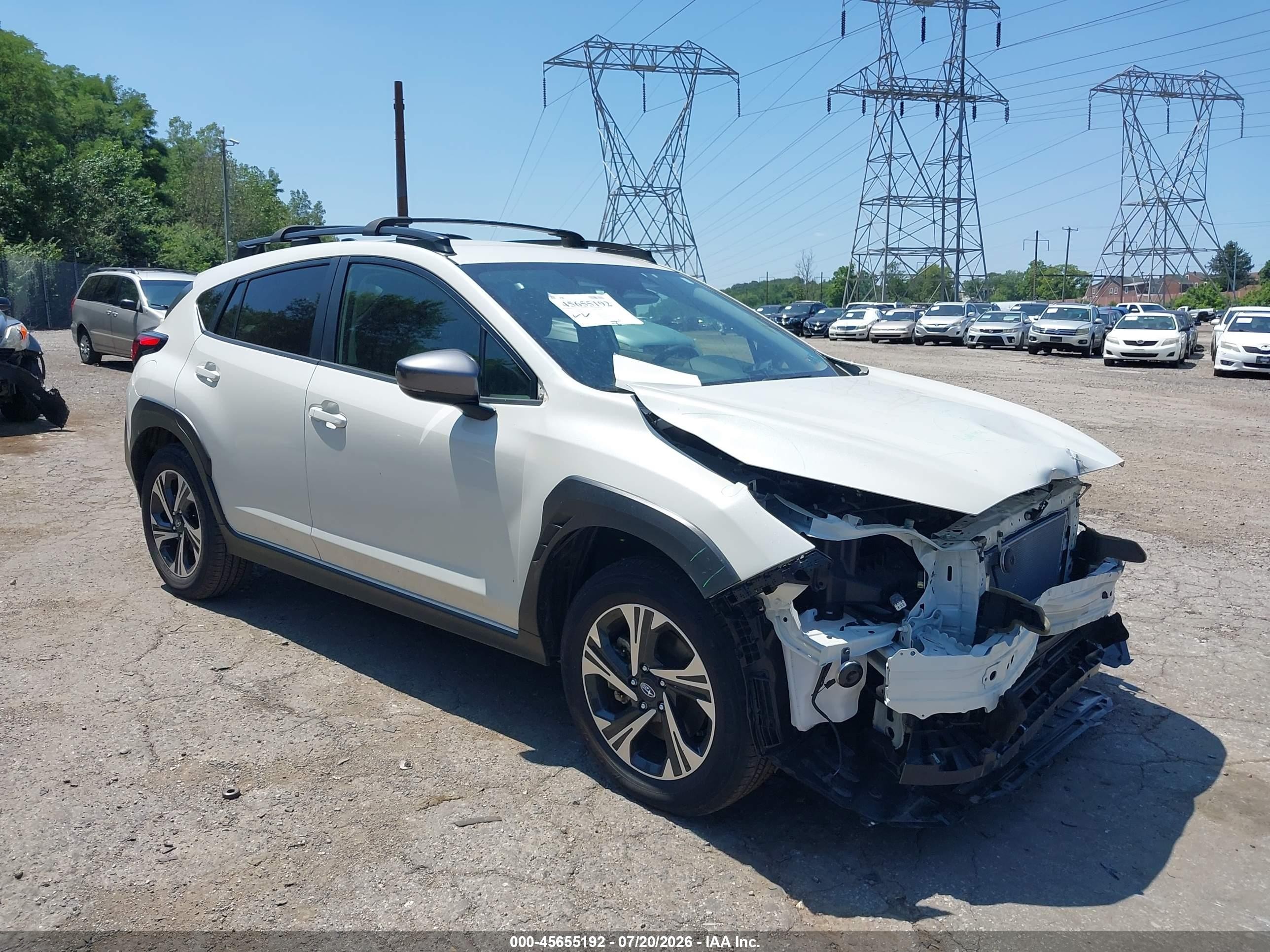 2024 Subaru Crosstrek Premium, VIN JF2GUADC4R8285511 — Front end